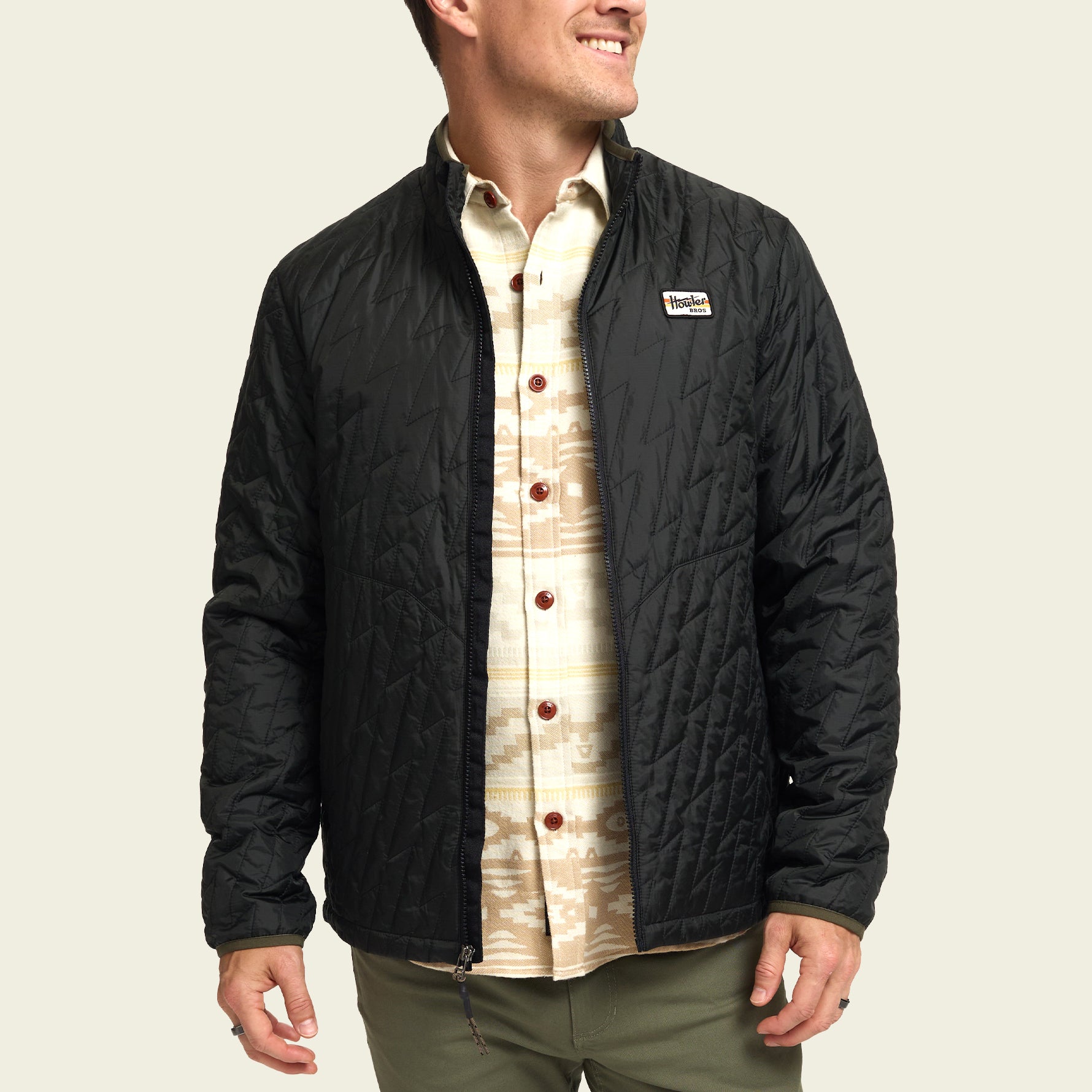 Voltage Quilted Jacket - Black