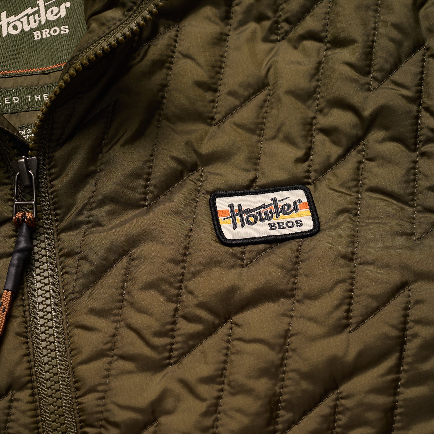 Voltage Quilted Jacket - Olive – HOWLER BROTHERS Voltage Quilted Jacket - Olive – HOWLER BROTHERS