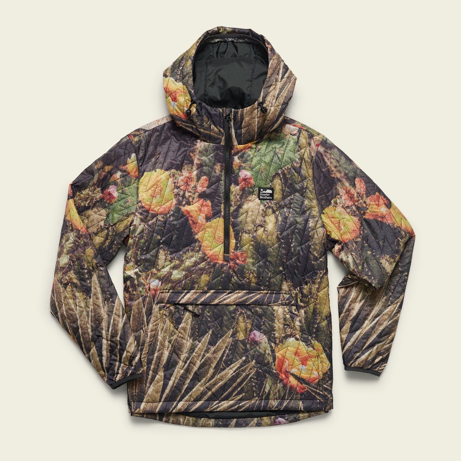 Voltage Quilted Pullover - Cactus Mob