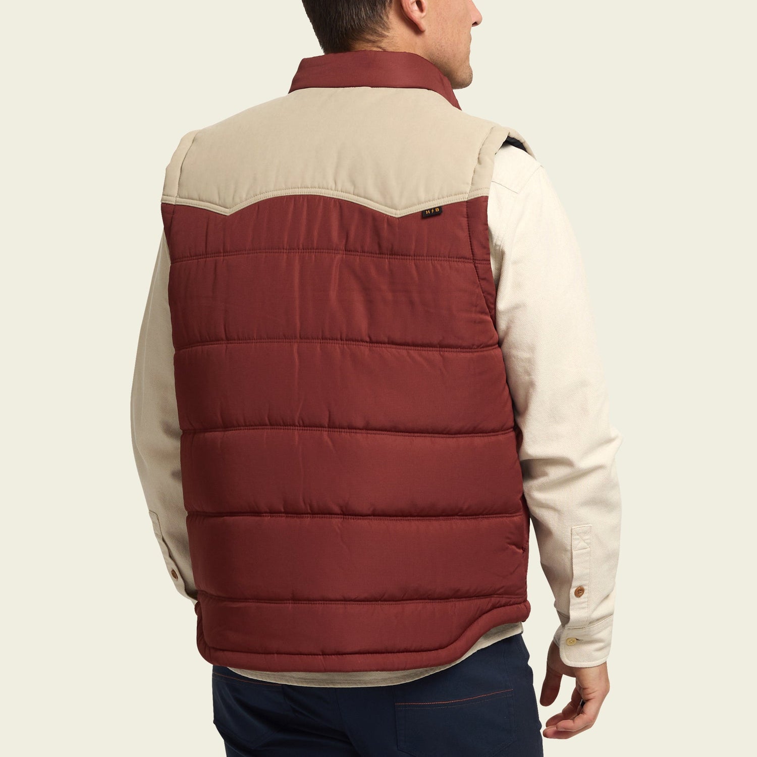 Rounder Vest - Terracotta / Putty