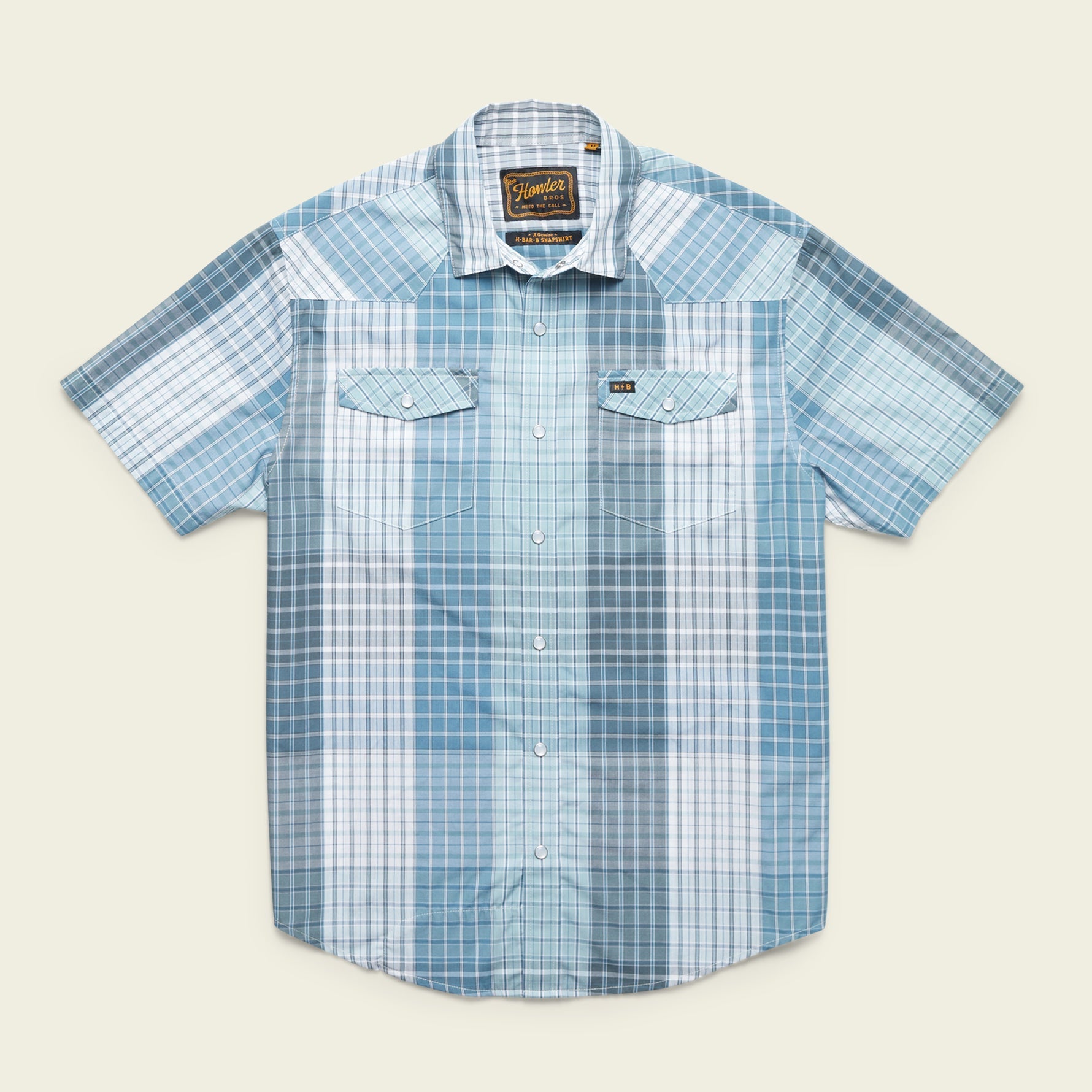 H Bar B Snapshirt (Plaid)
