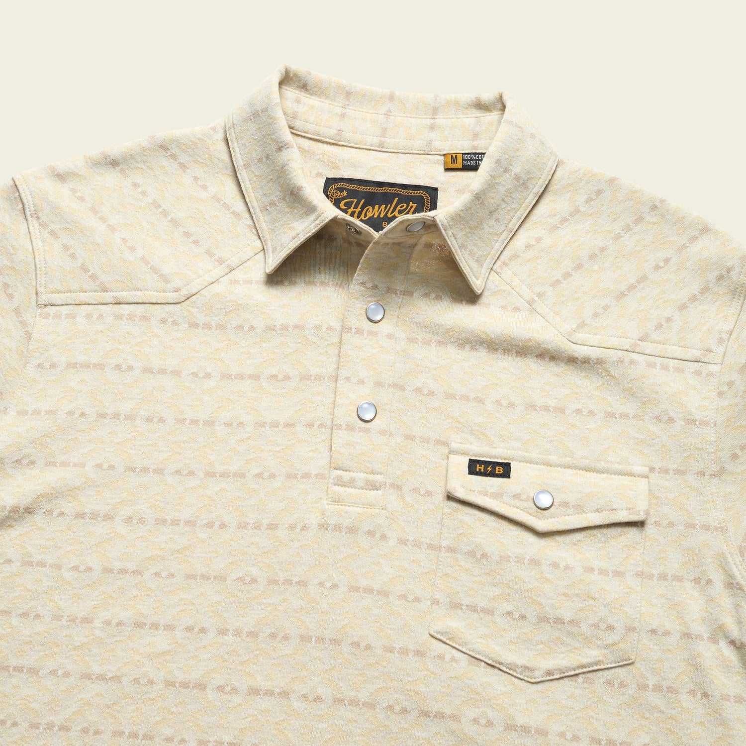 Ranchero Jacquard Polo - Chiba Jacquard : Creme