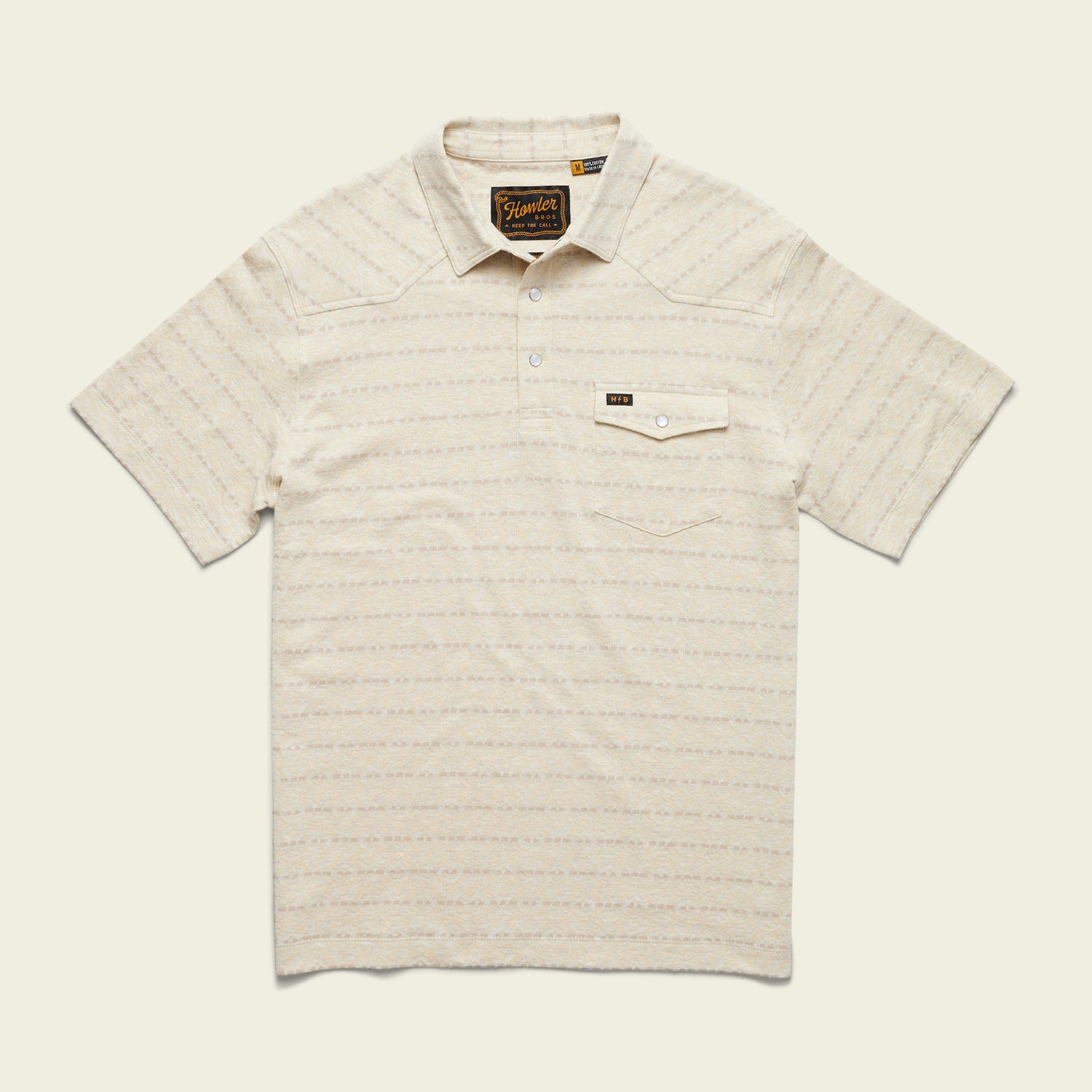 Ranchero Jacquard Polo - Chiba Jacquard : Creme