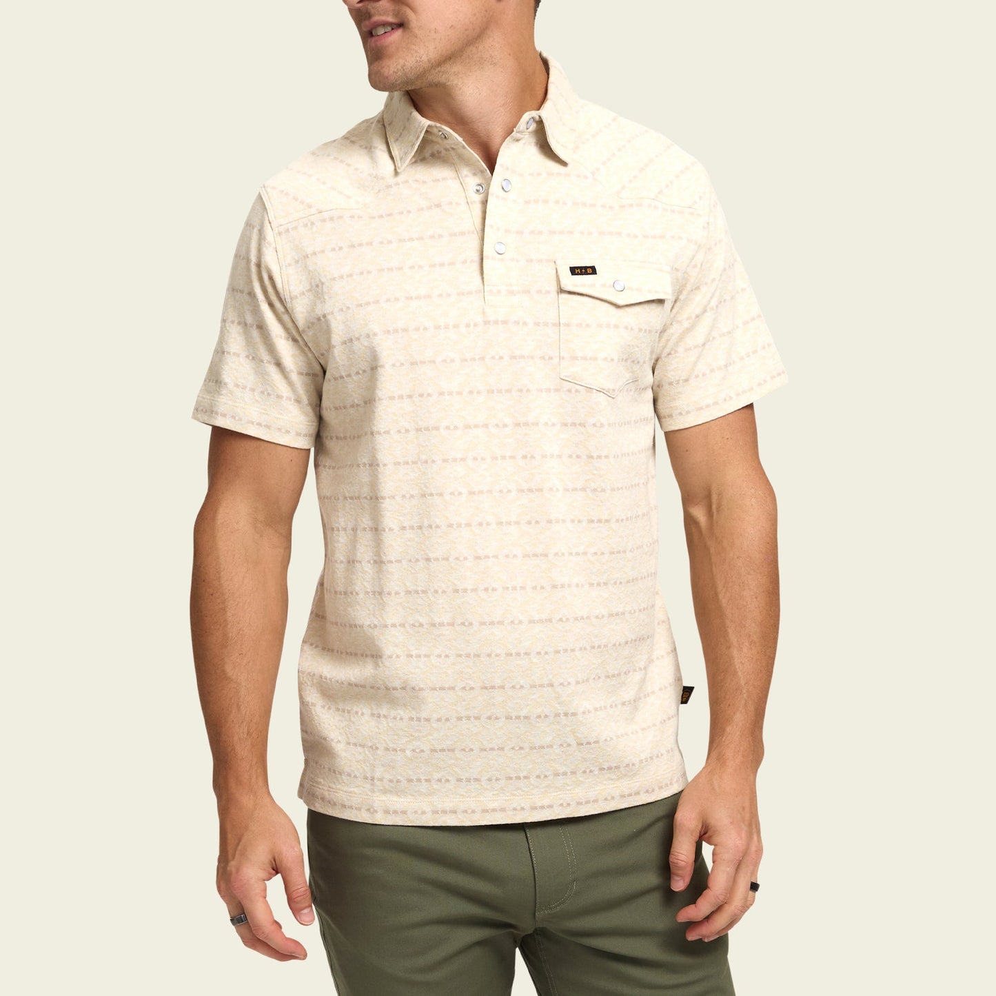 Ranchero Jacquard Polo - Chiba Jacquard : Creme