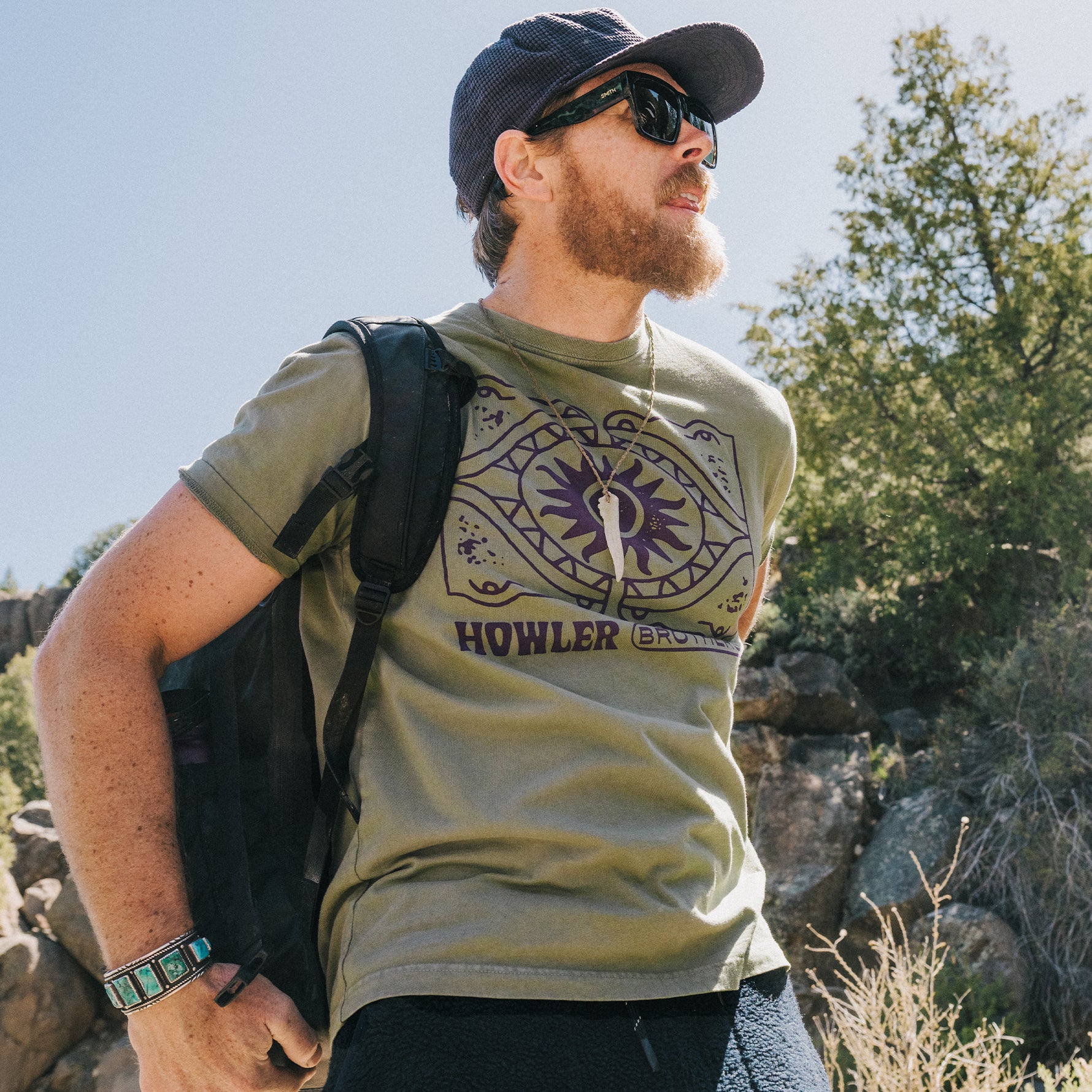 Sun Drinker Cotton T-Shirt | Vintage Band Tee Look – HOWLER BROTHERS