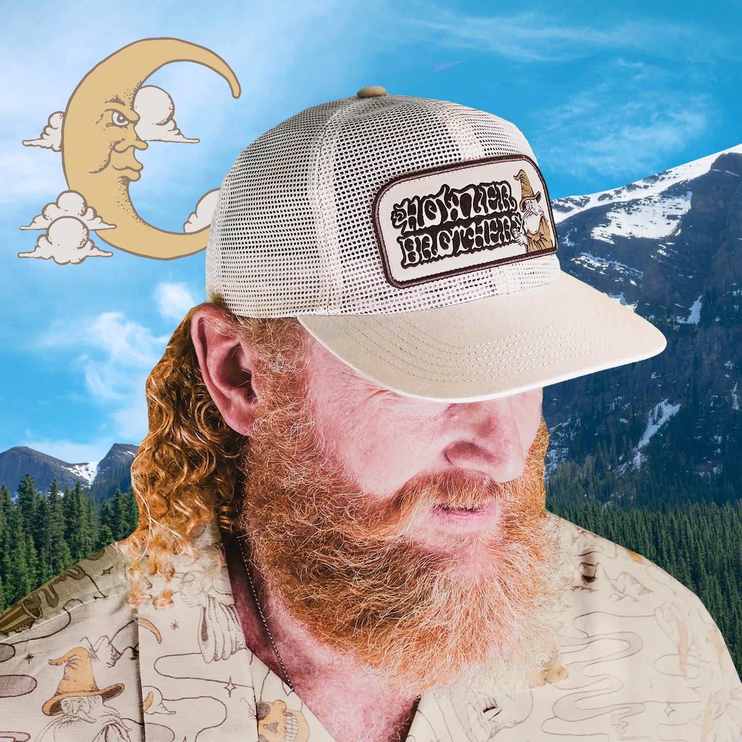 River Wizard Snapback Hat - Oatmeal