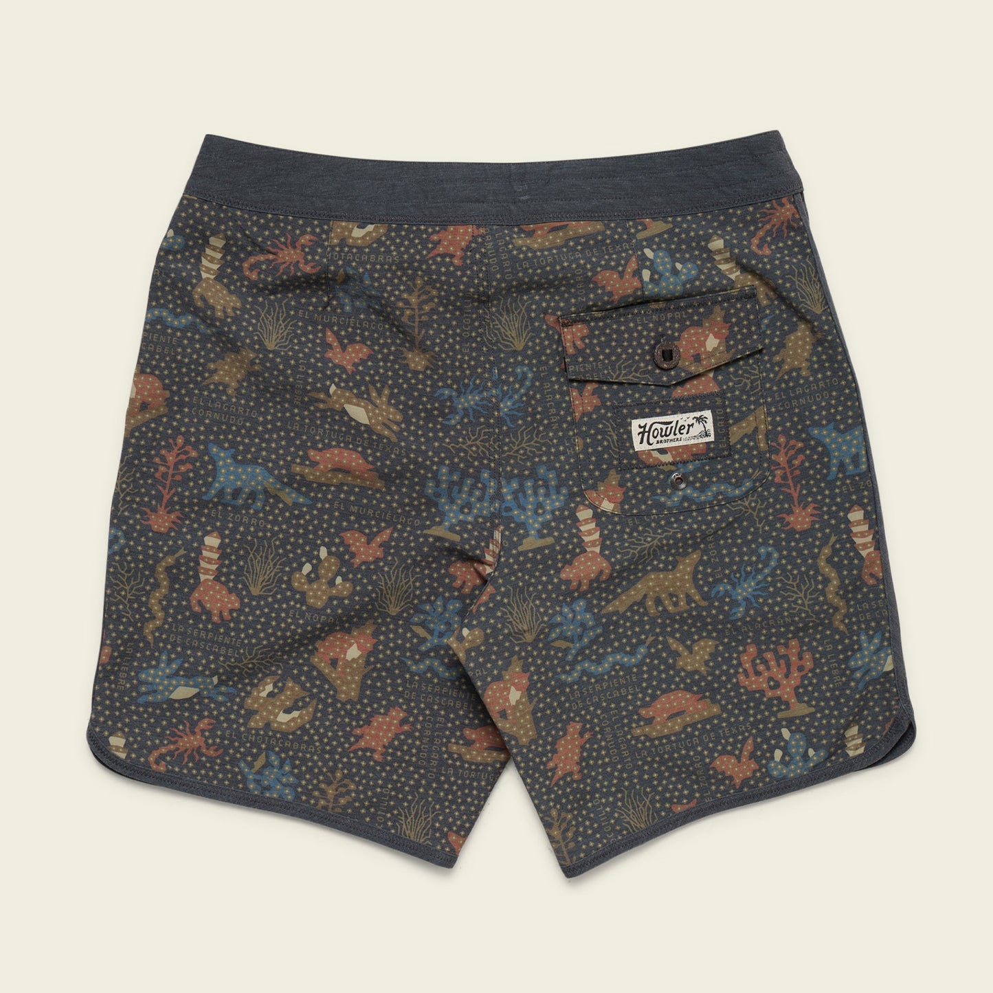 Bruja Boardshorts 18.5" - Ecosistema : Antique Black