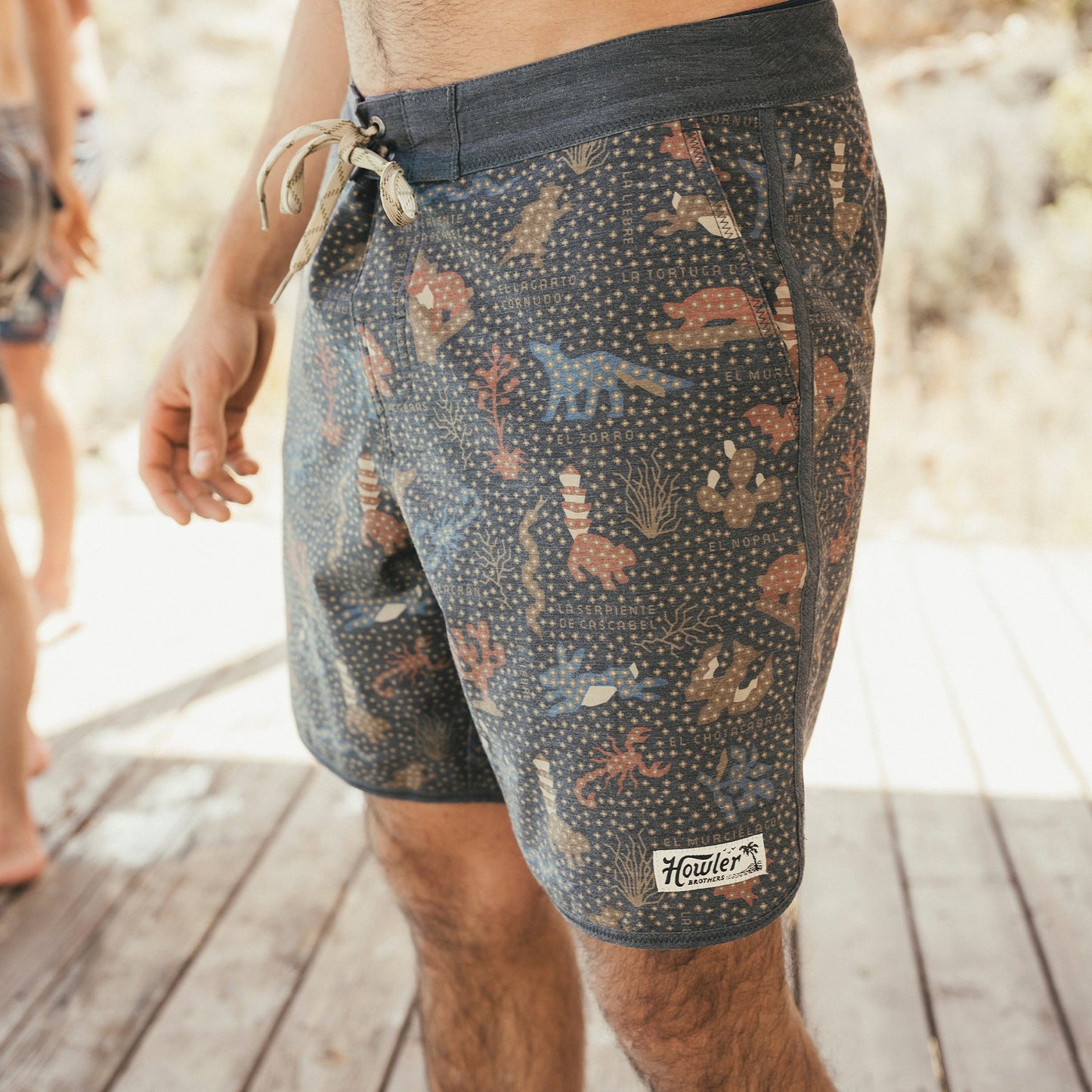 Bruja Boardshorts 18.5" - Ecosistema : Antique Black