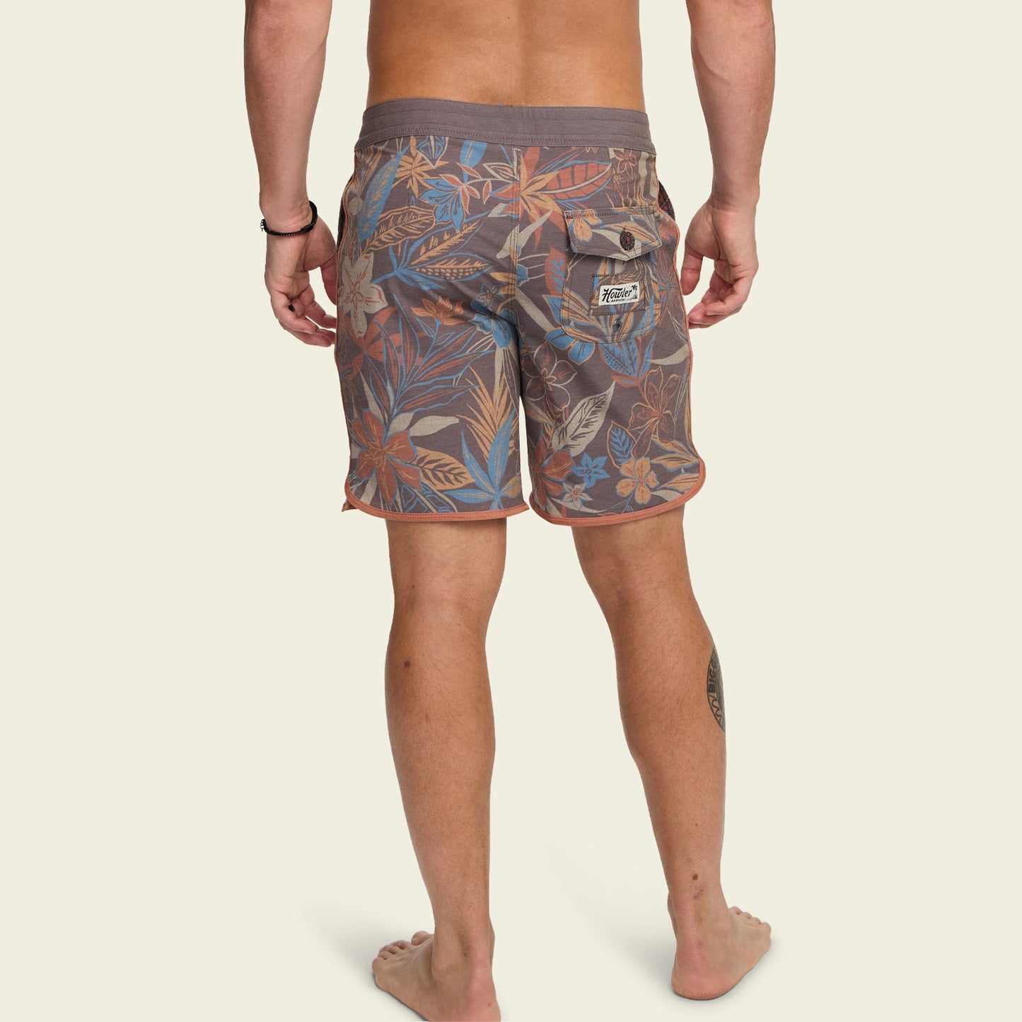 Bruja Boardshorts 18.5" - Sky Island Flora : Brown