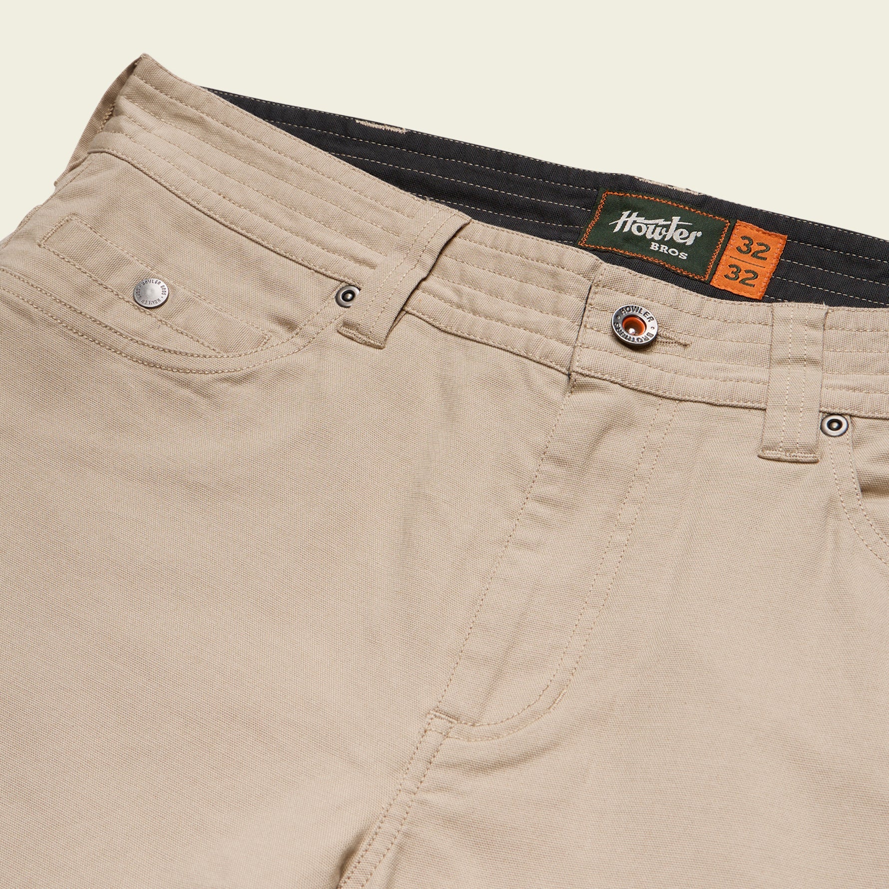 Frontside 5-Pocket Pants - Faded Khaki – HOWLER BROTHERS