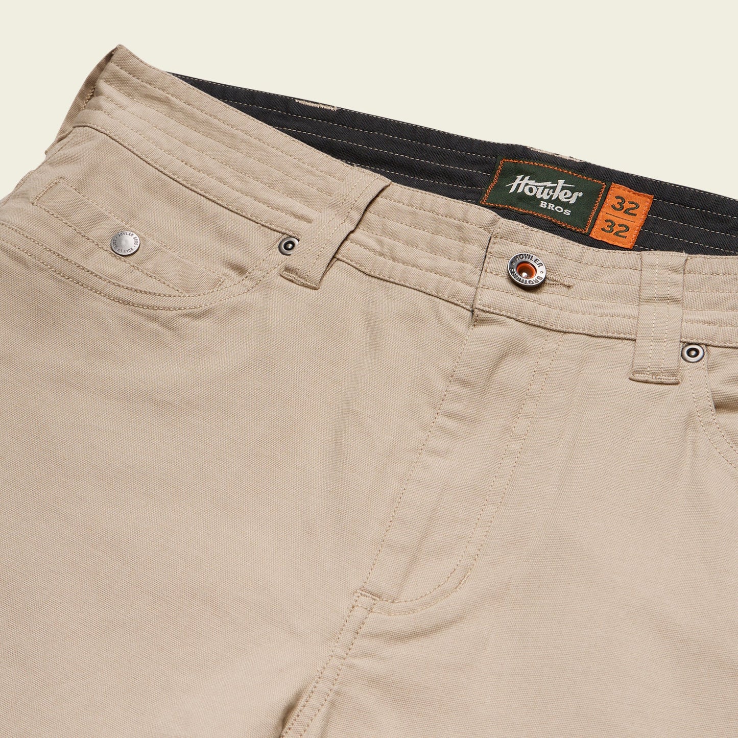 Frontside 5-Pocket Pants - Faded Khaki