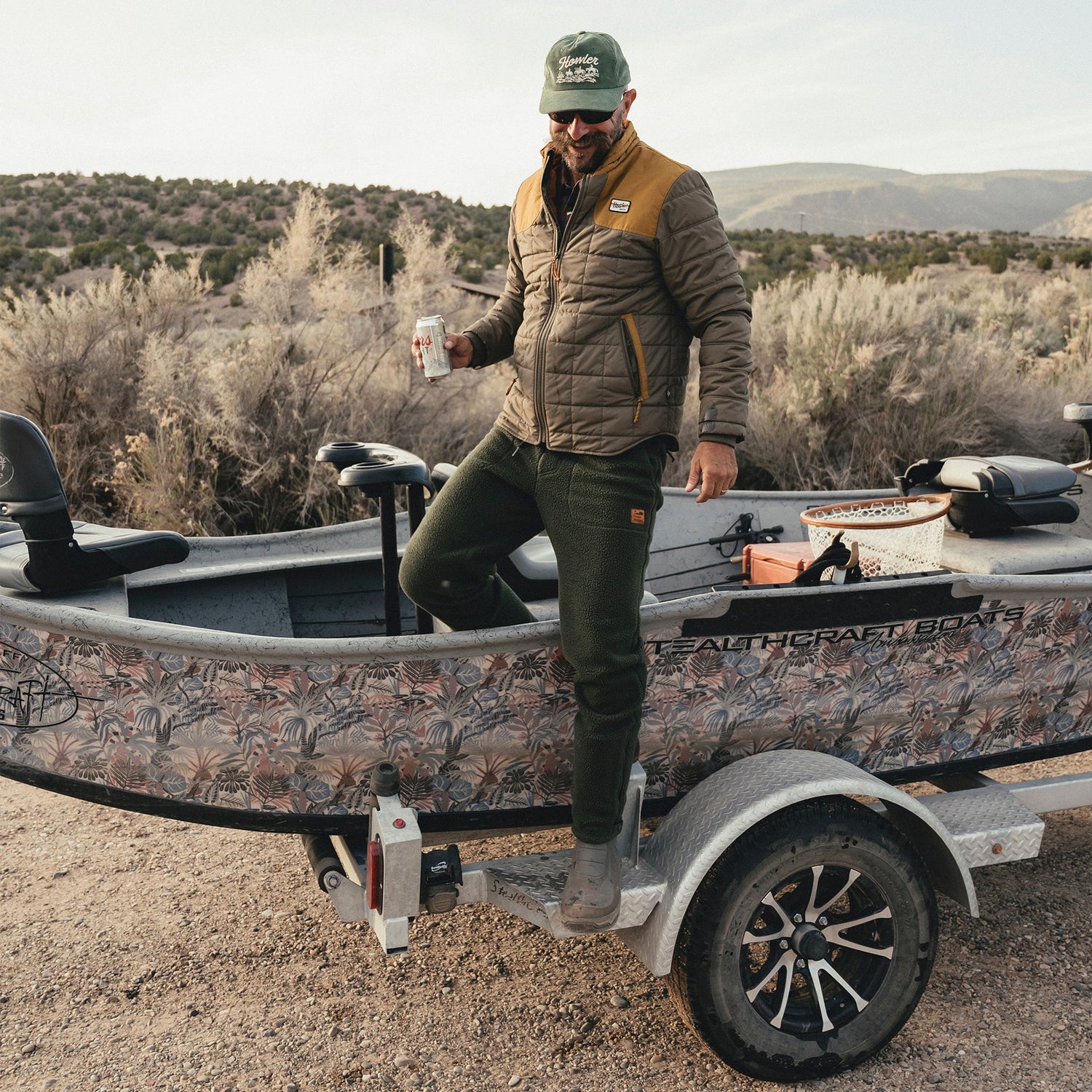Pelusa Fleece Pants - Pine Needle