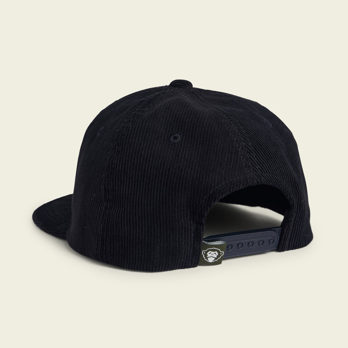 Skulls n’ Begonias Snapback - Antique Black Corduroy