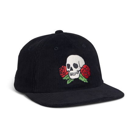 Skulls n' Begonias Snapback - Antique Black Corduroy – HOWLER BROTHERS