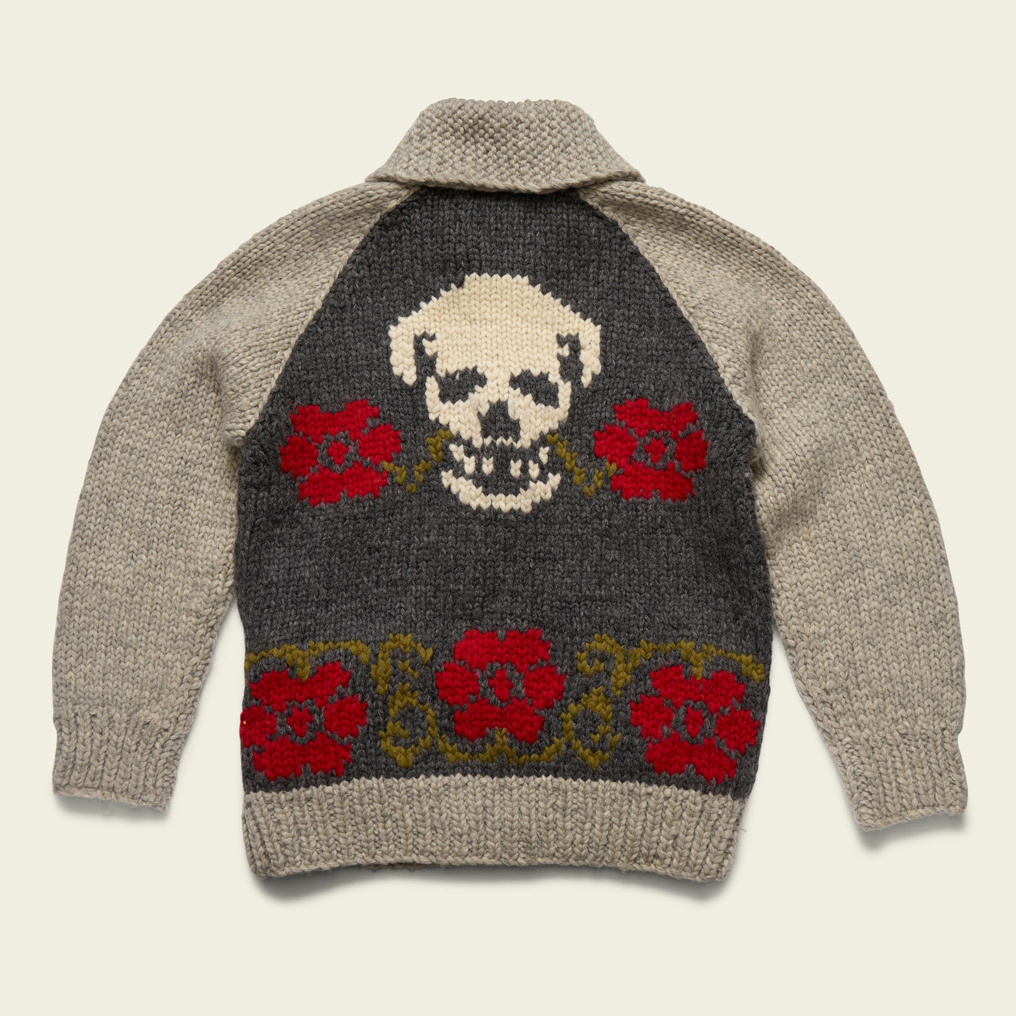 Vaquero CAUCANO（カウカノ) PURE WOOL100%（美品） Skulls n' Begonias Cardigan – HOWLER BROTHERS