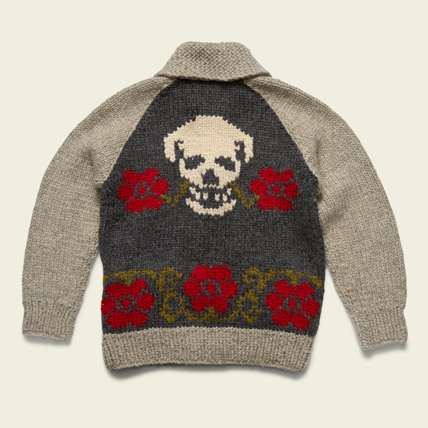 Skulls n’ Begonias Cardigan
