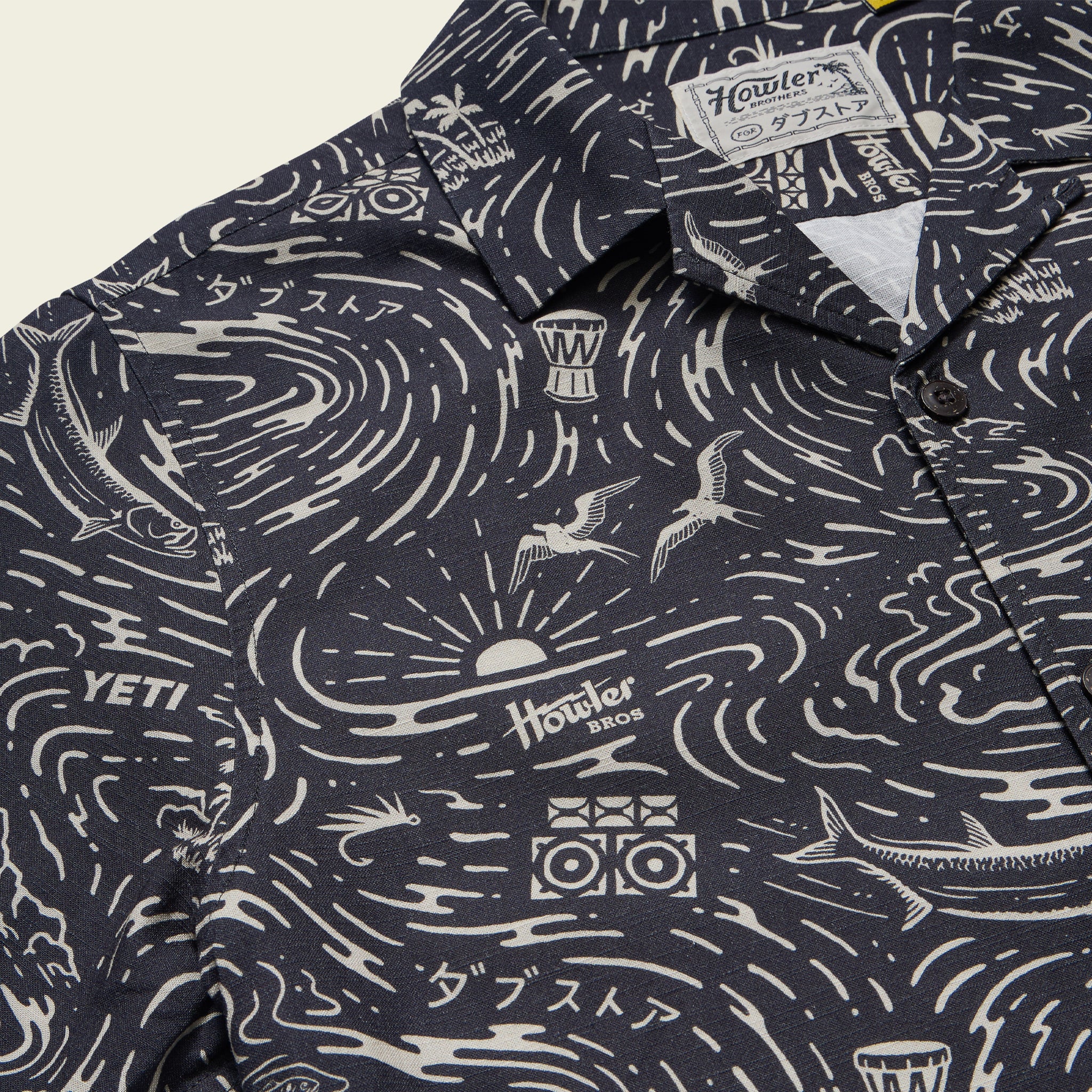 Dub Store Monoloha Shirt - Naoki Nautical : Antique Black – HOWLER