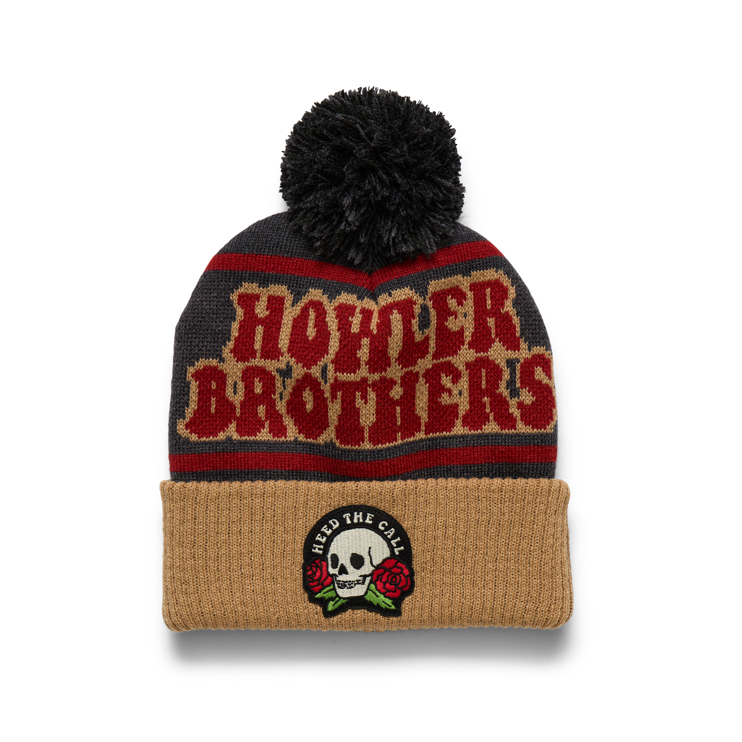 Skulls n’ Begonias Disco Beanie - HTC Patch