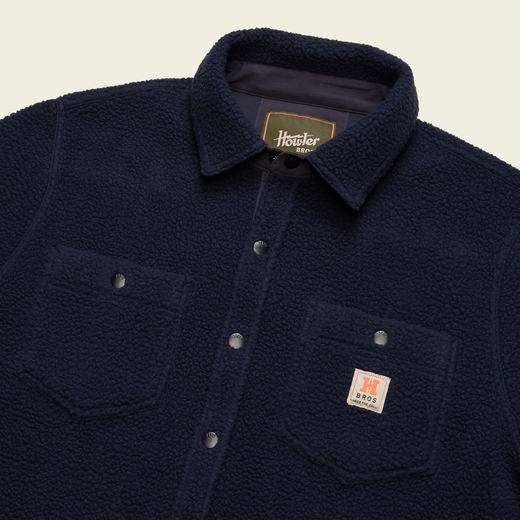 Allegheny Fleece Overshirt - Dark Indigo – HOWLER BROTHERS
