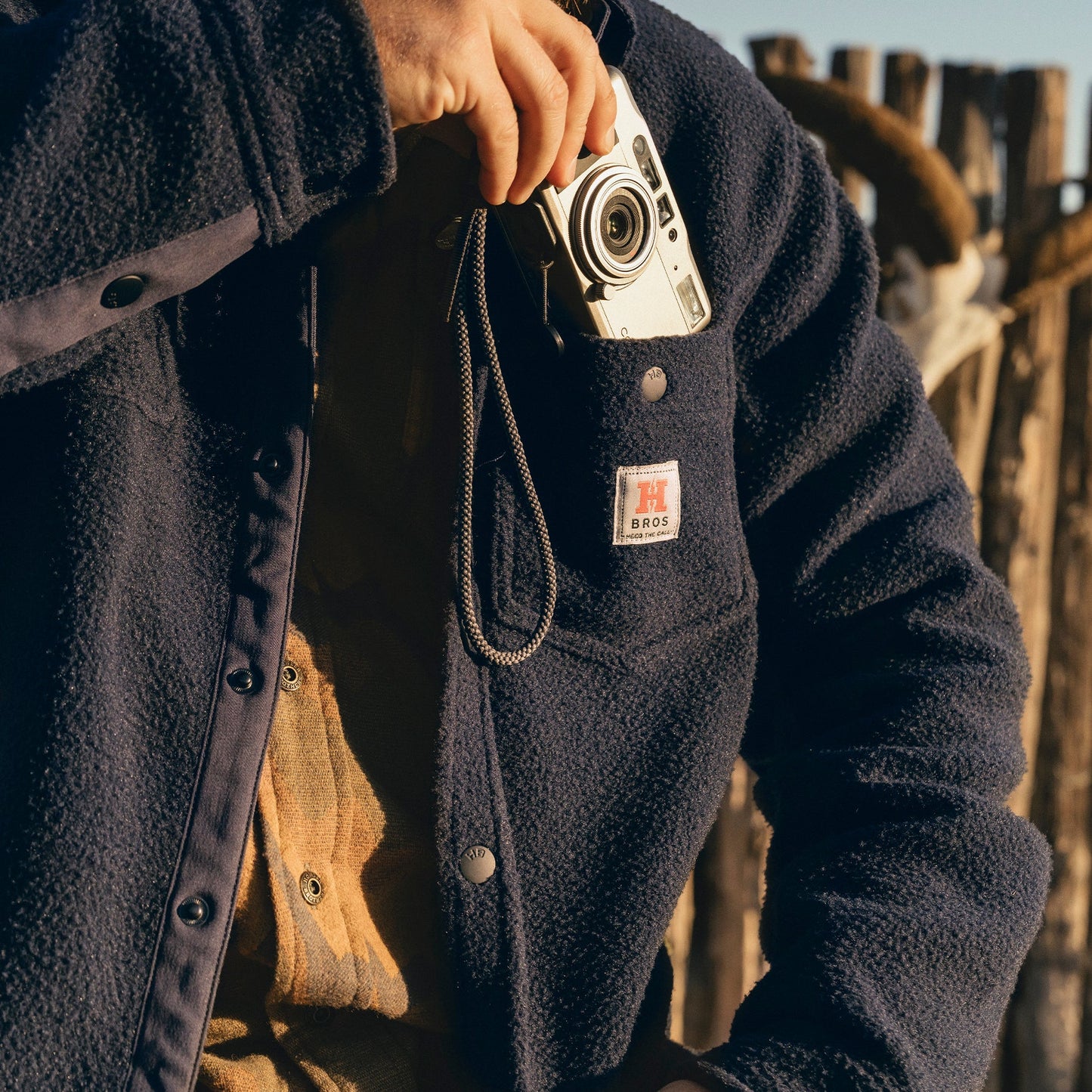 Allegheny Fleece Overshirt - Dark Indigo