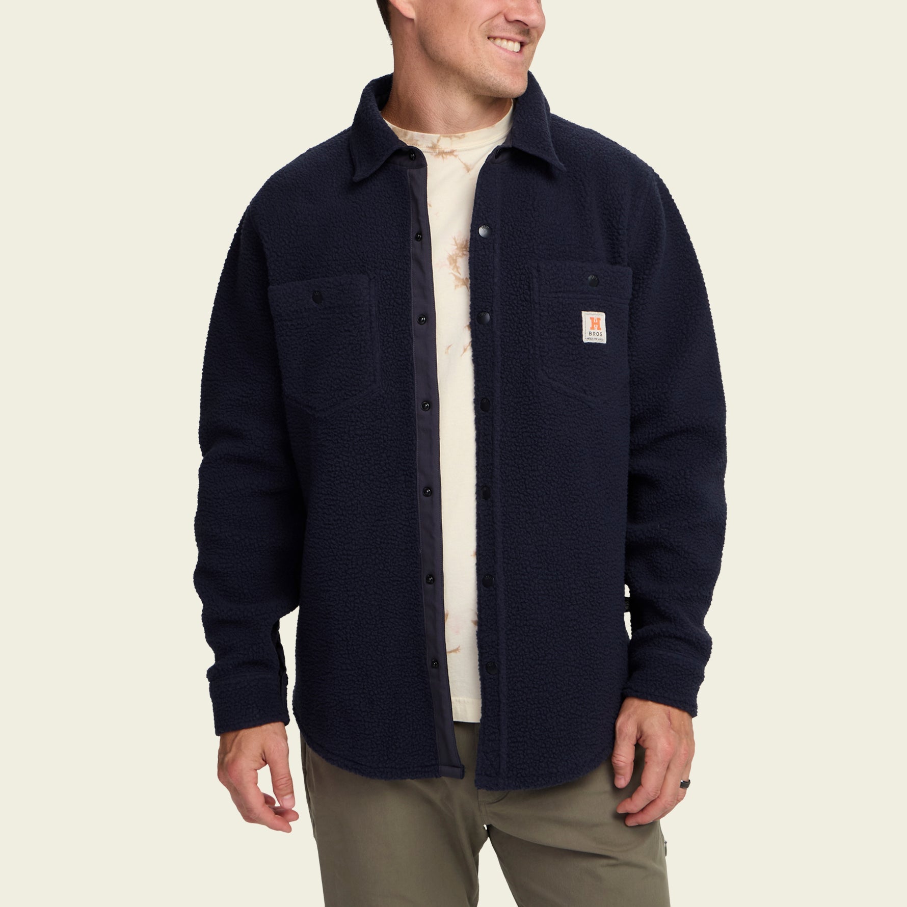 Kaa AC2064 バーニー M Allegheny Fleece Overshirt - Dark Indigo – HOWLER BROTHERS