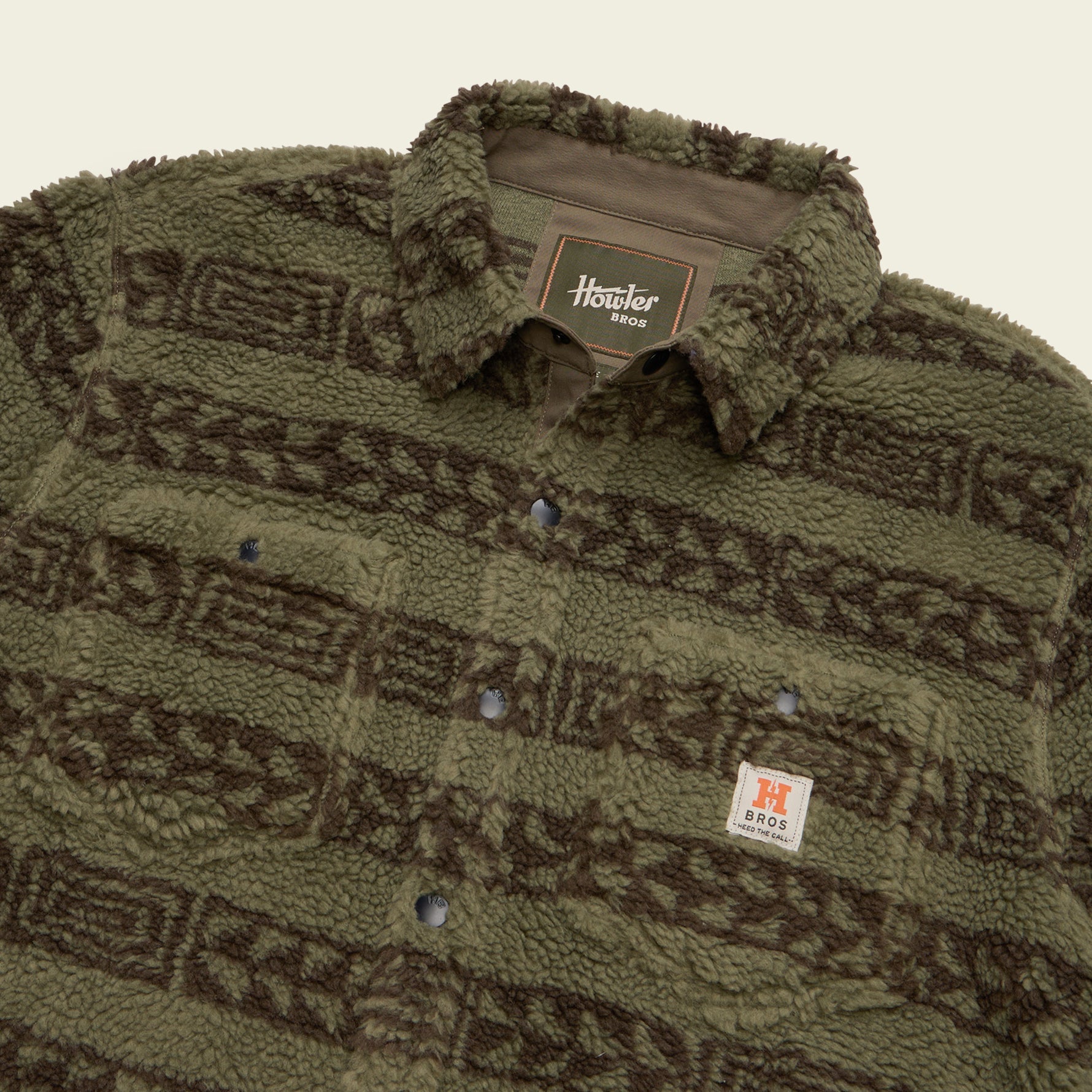 Allegheny Fleece Overshirt - Hanko Stripe : Lichen Green – HOWLER