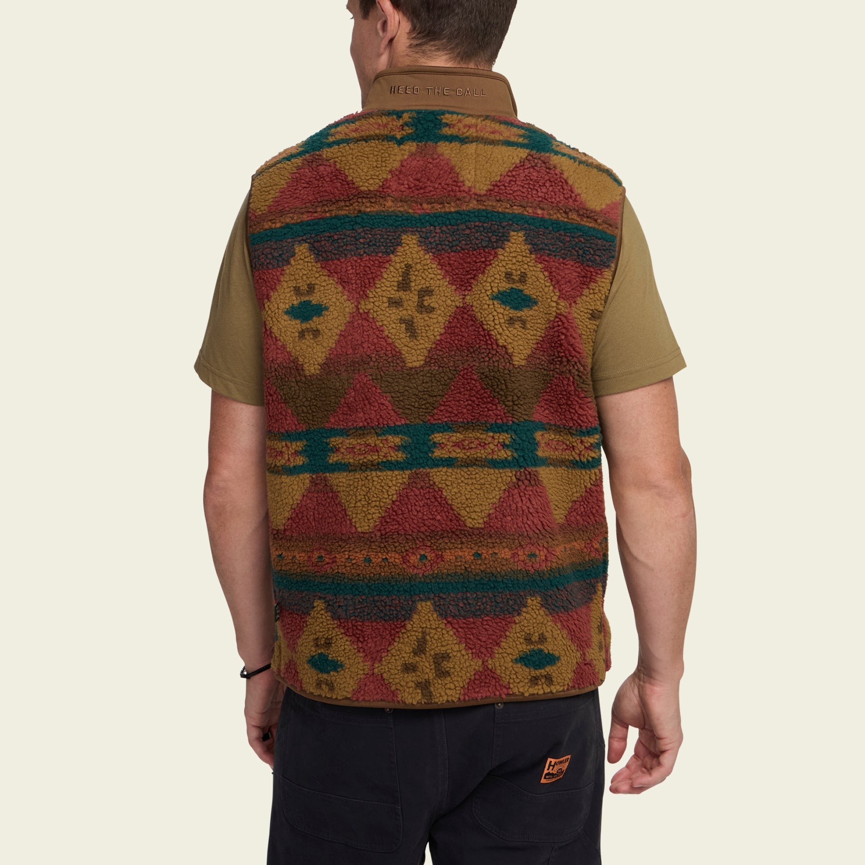 Chisos Fleece Vest - Mitla Motifs : Russet – HOWLER BROTHERS