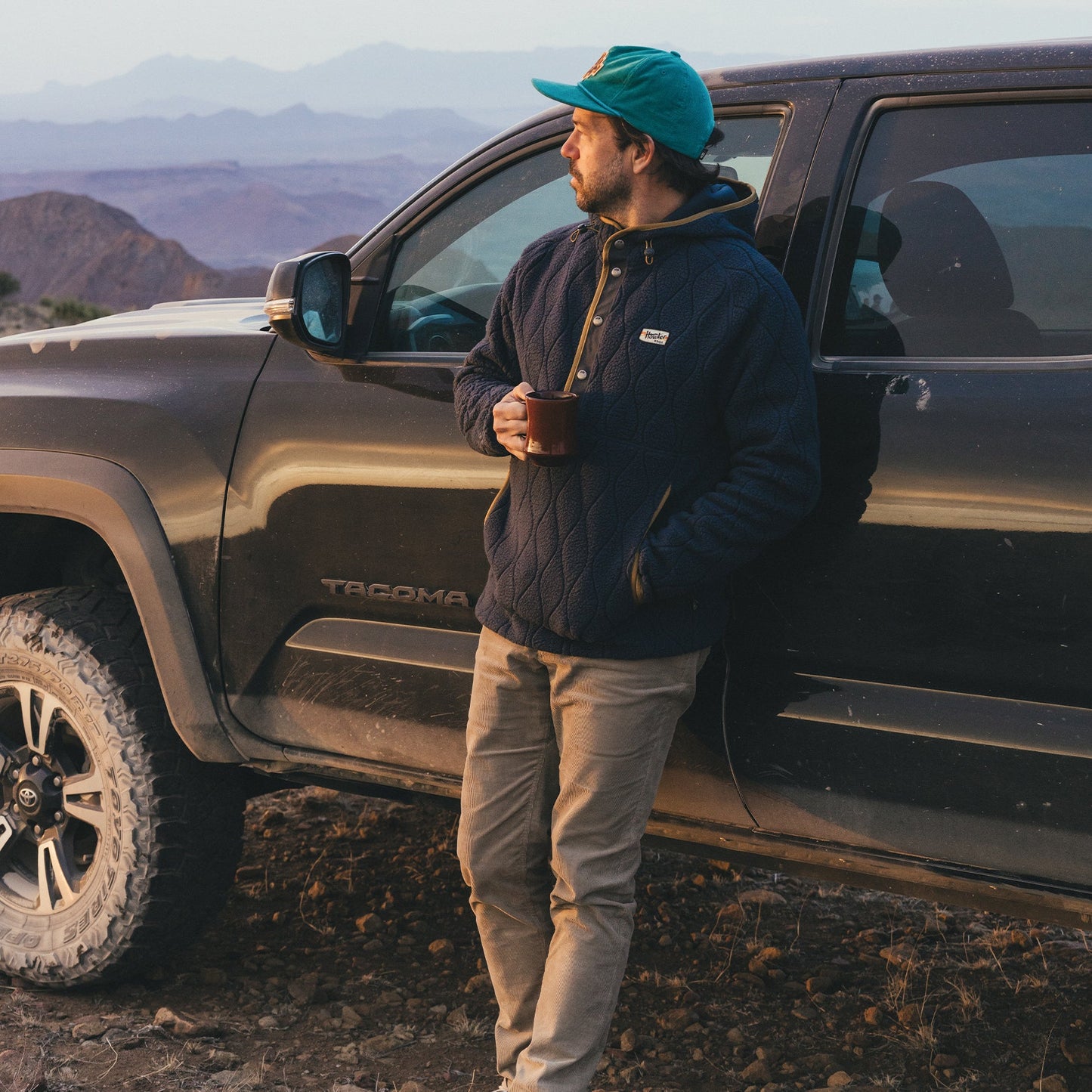Chisos Hooded Pullover - Capillary Waves : Dark Blue