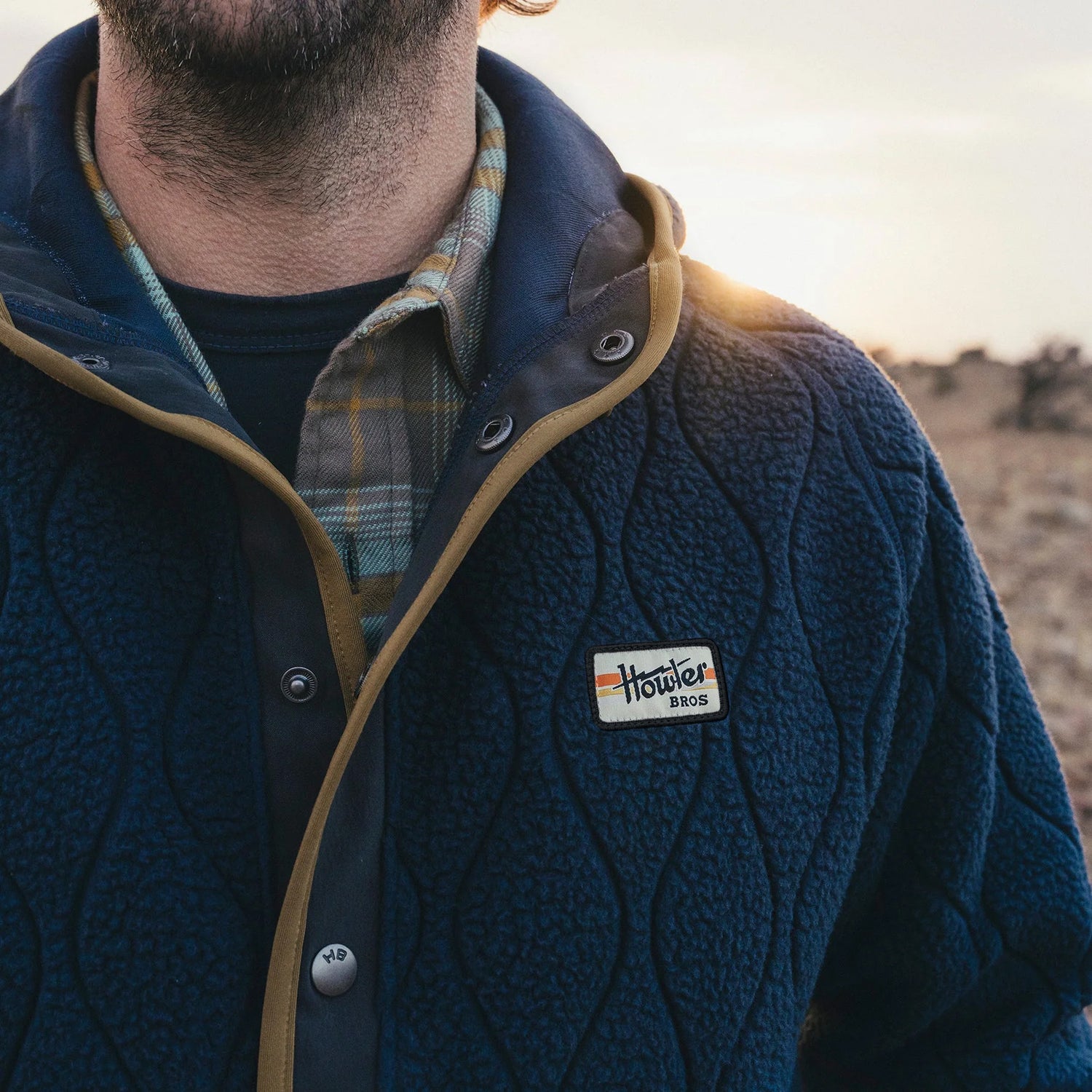 Chisos Hooded Pullover - Capillary Waves : Dark Blue