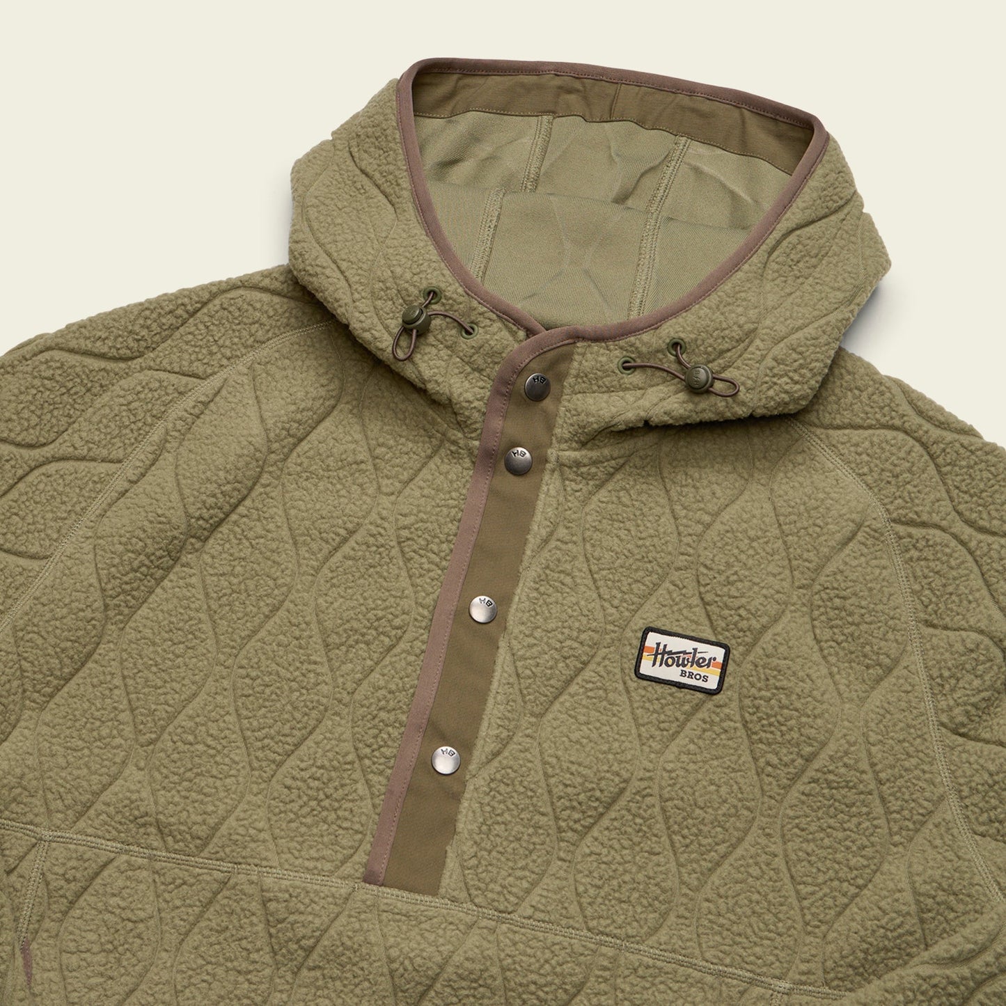 Chisos Hooded Pullover - Capillary Waves : Lichen Green