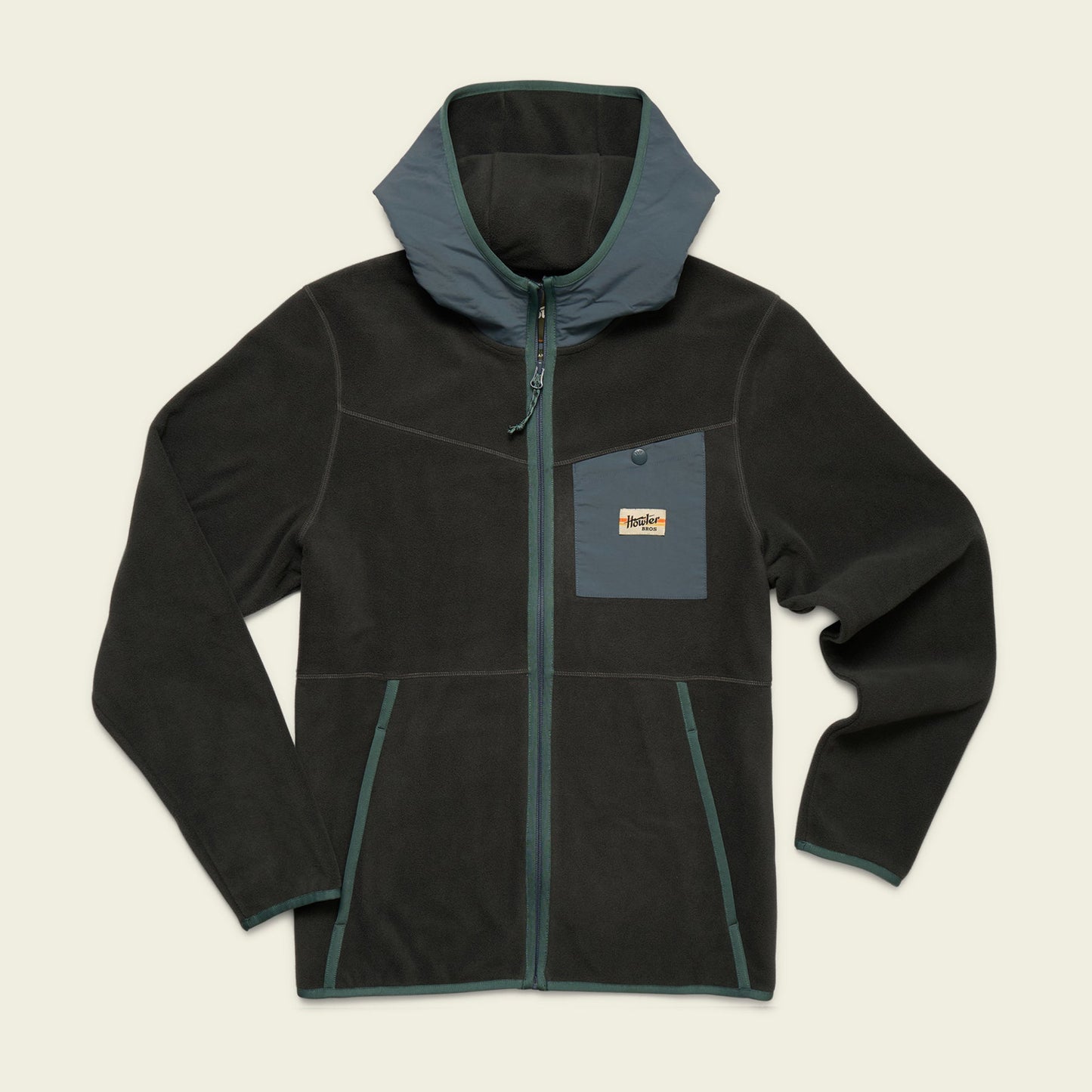 Free Range Hooded Jacket - Antique Black