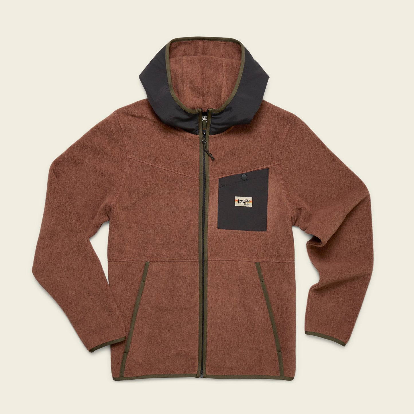 Free Range Hooded Jacket - Mink Brown