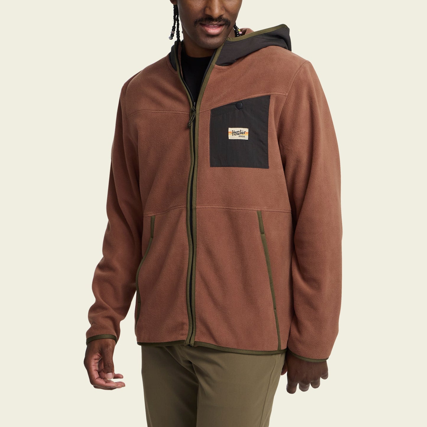 Free Range Hooded Jacket - Mink Brown