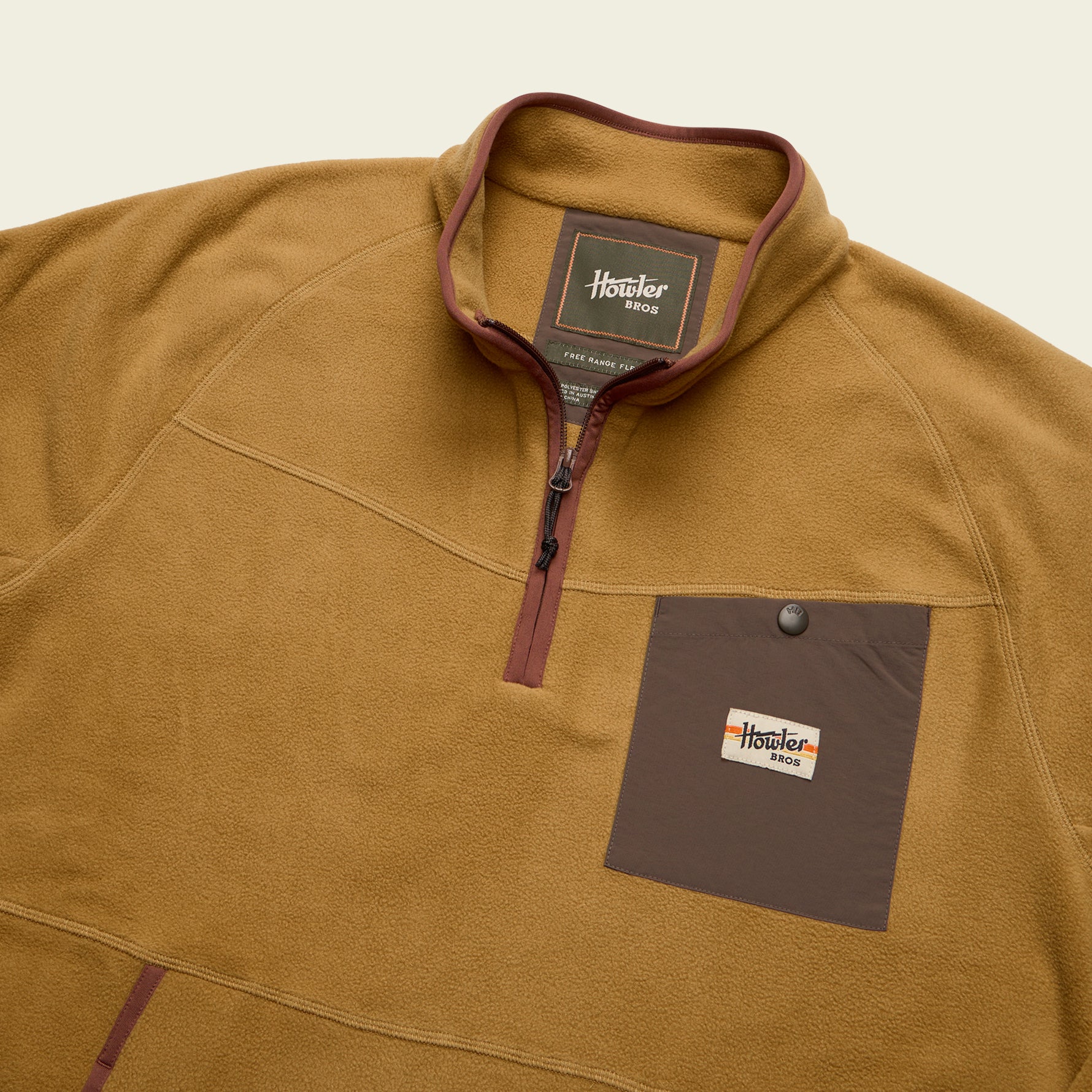 Free Range Fleece Pullover - Dijon – HOWLER BROTHERS