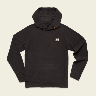 Palo Duro Fleece Hoodie - Mountain Grid : Antique Black