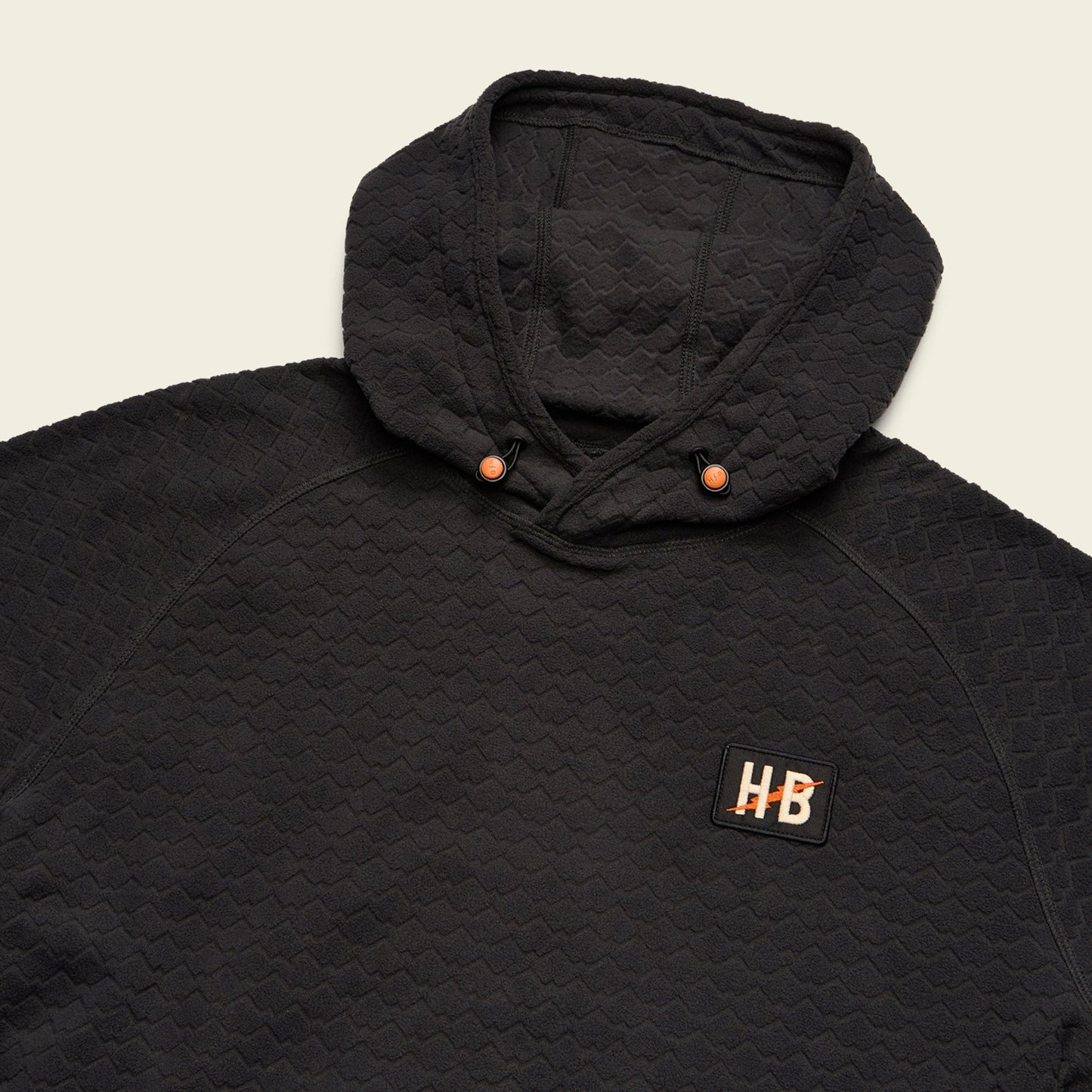 Palo Duro Fleece Hoodie - Mountain Grid : Antique Black