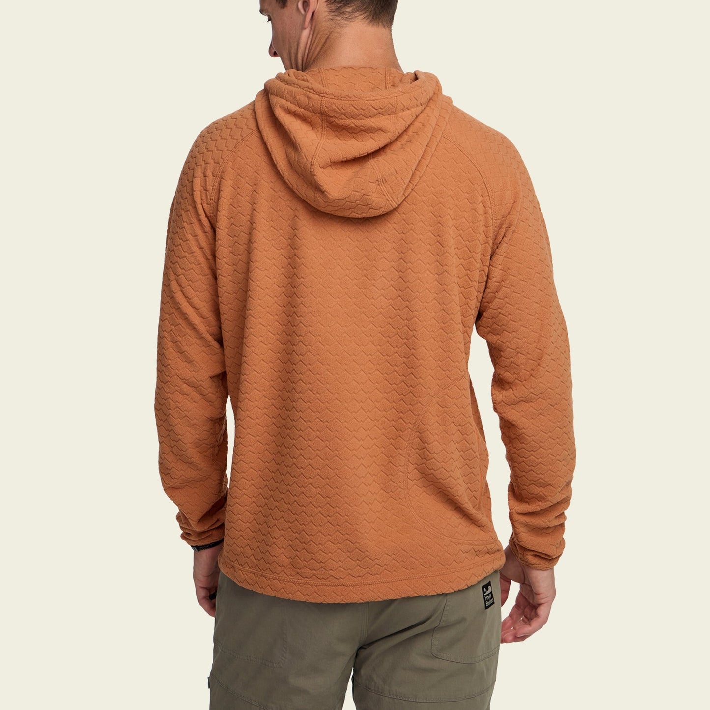 Palo Duro Fleece Hoodie - Mountain Grid : Clay