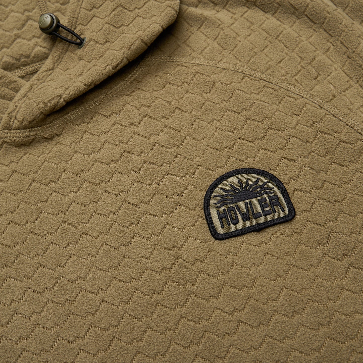 Palo Duro Fleece Hoodie - Mountain Grid : Fatigue