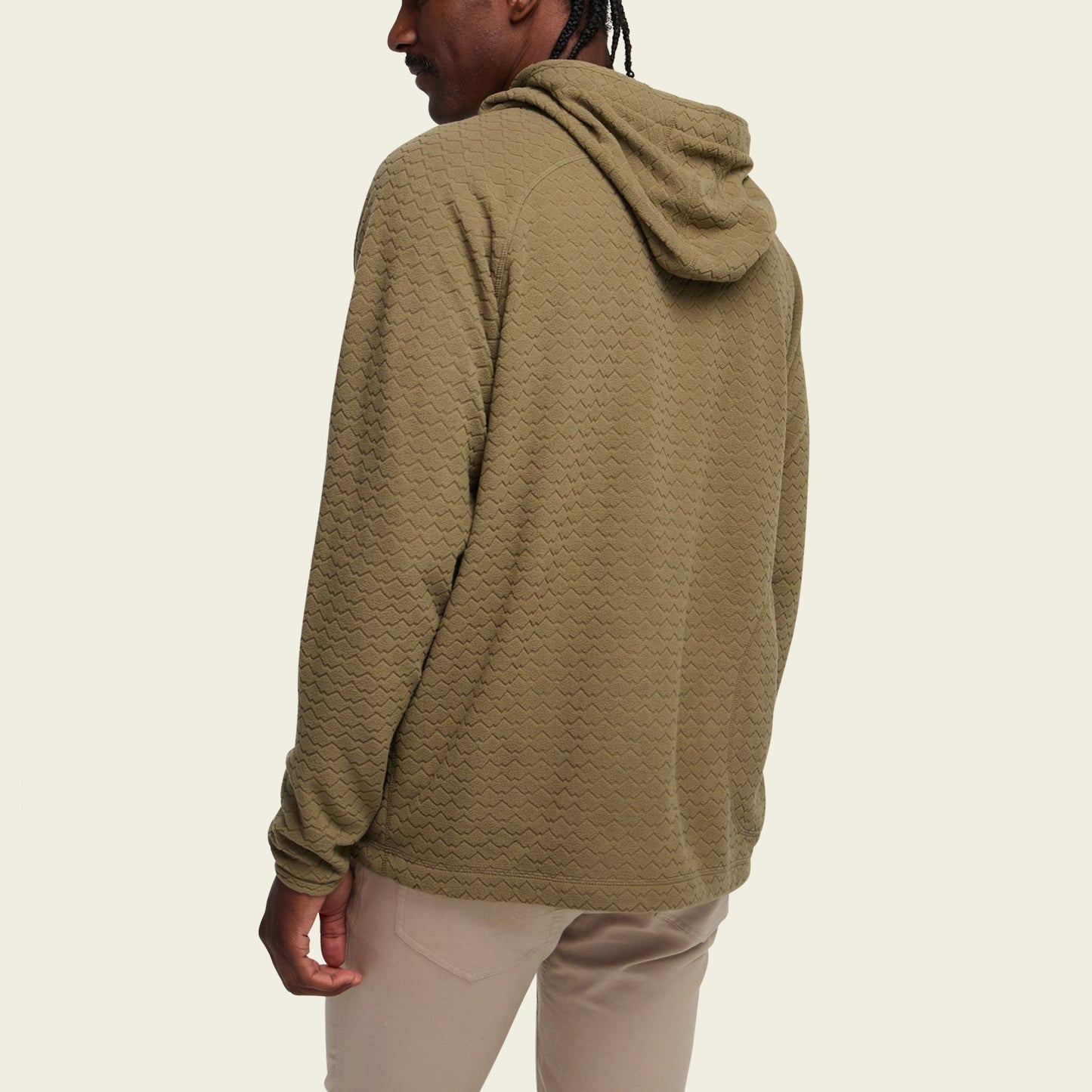 Palo Duro Fleece Hoodie - Mountain Grid : Fatigue