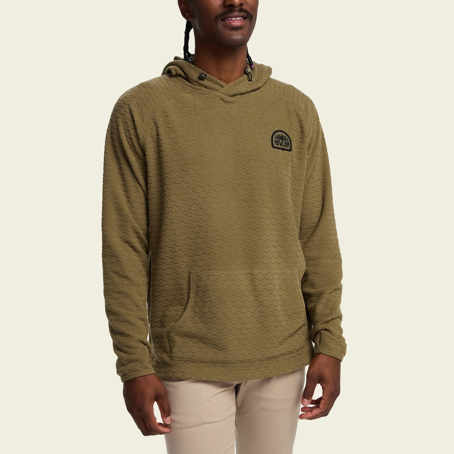 Palo Duro Fleece Hoodie - Mountain Grid : Fatigue