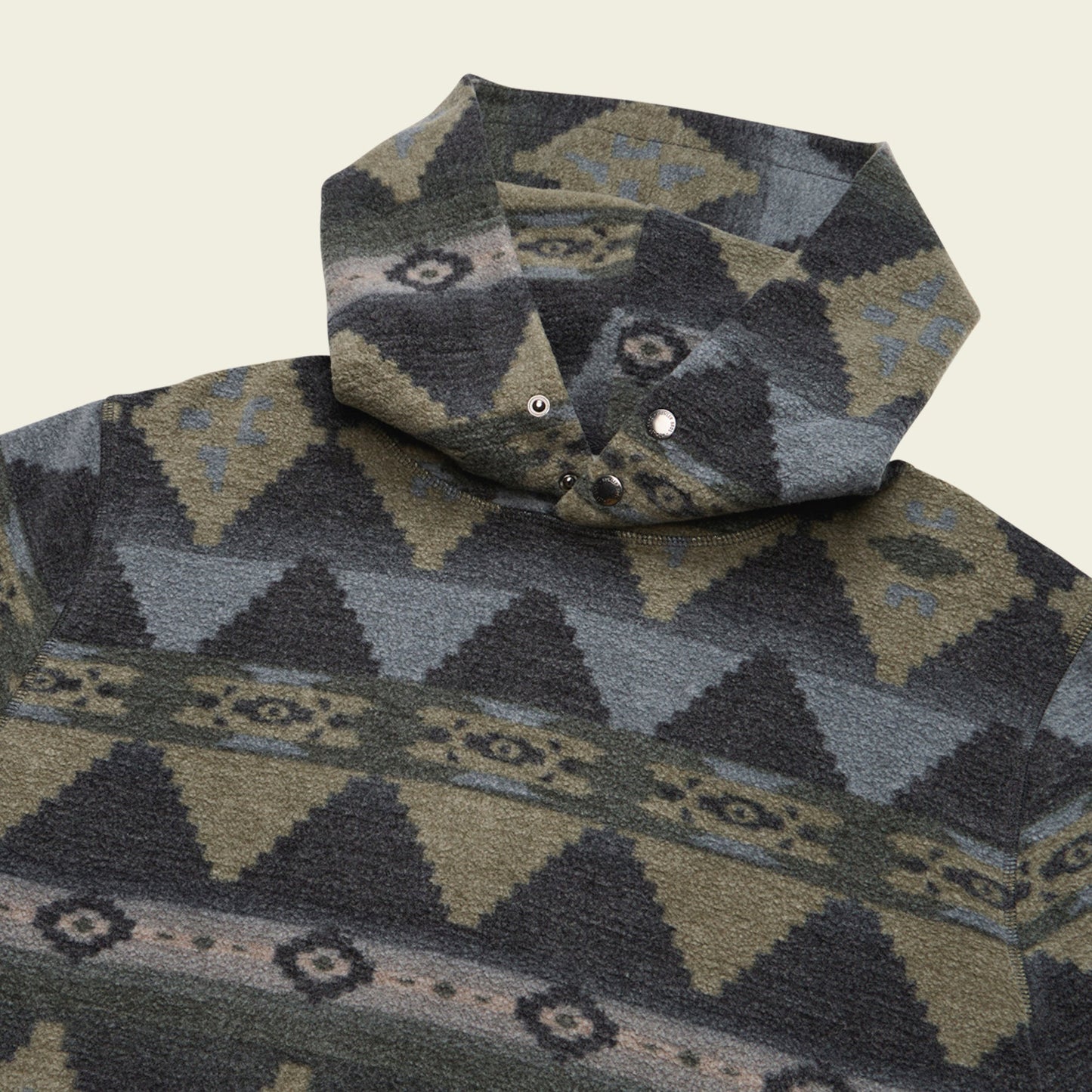 Tajima Hoodie - Mitla Motifs : True Black