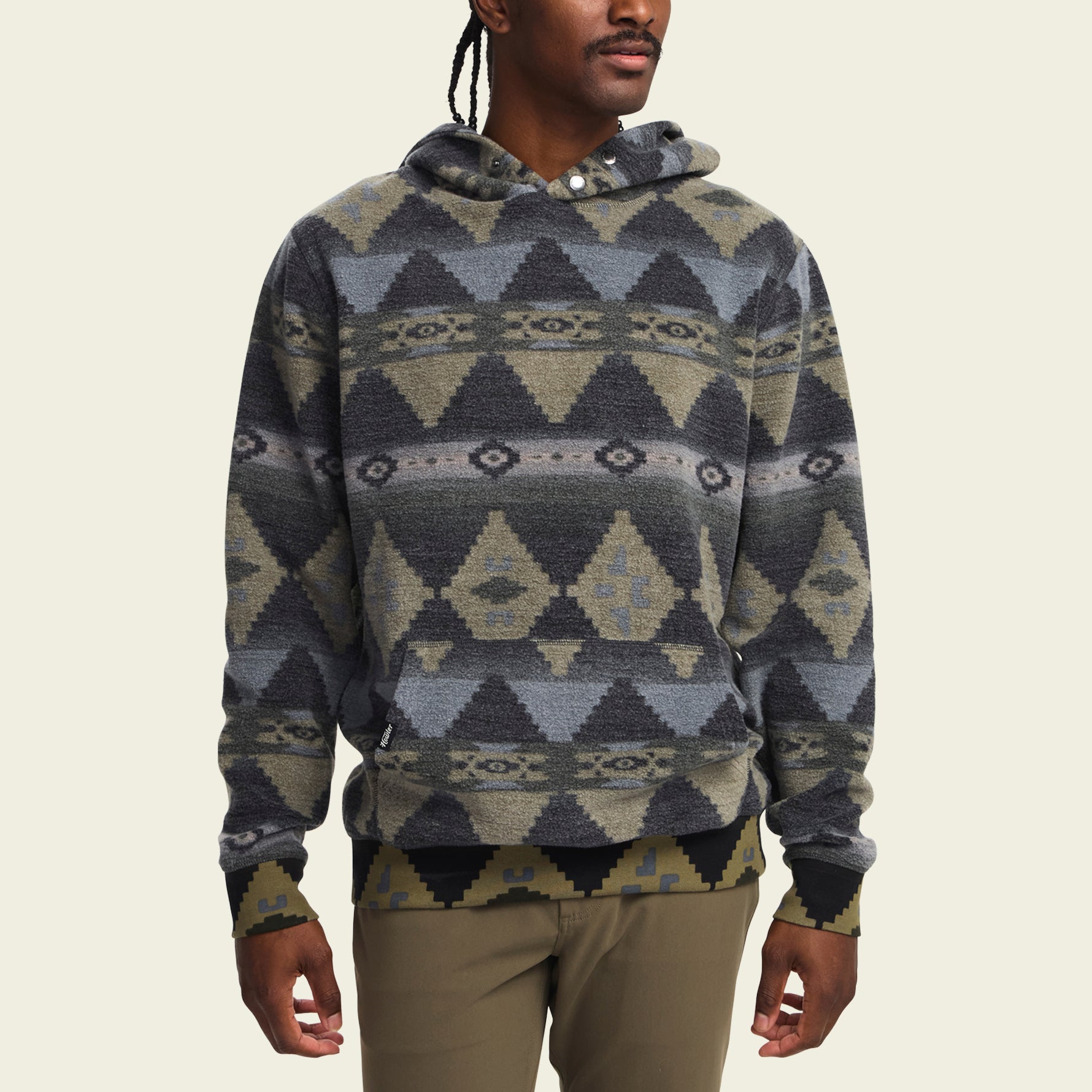 Tajima Hoodie - Mitla Motifs : True Black – HOWLER BROTHERS
