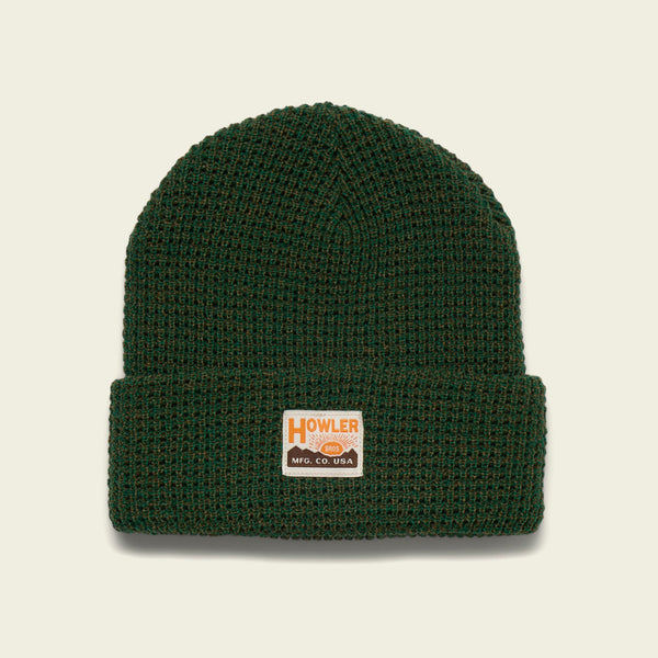 Hawkeye Beanie - HB Manufacturing Co. : Forest Moss – HOWLER BROTHERS