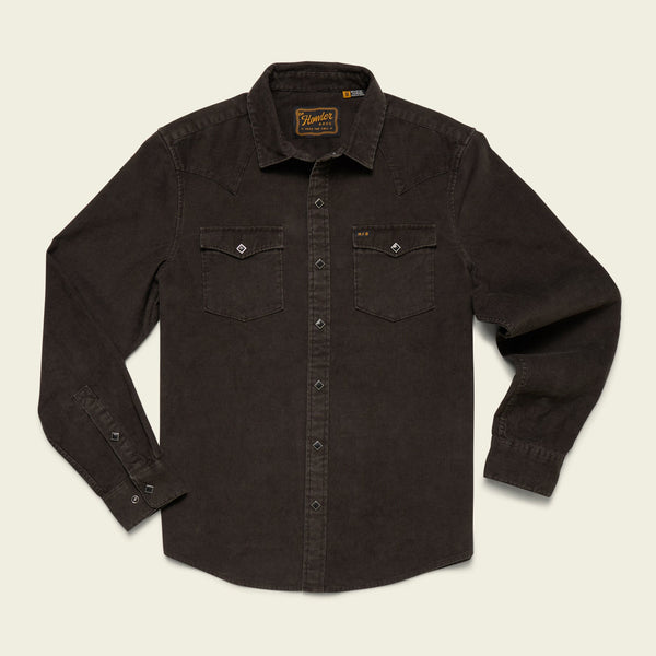 Banning Corduroy Snapshirt - Antique Black – HOWLER BROTHERS