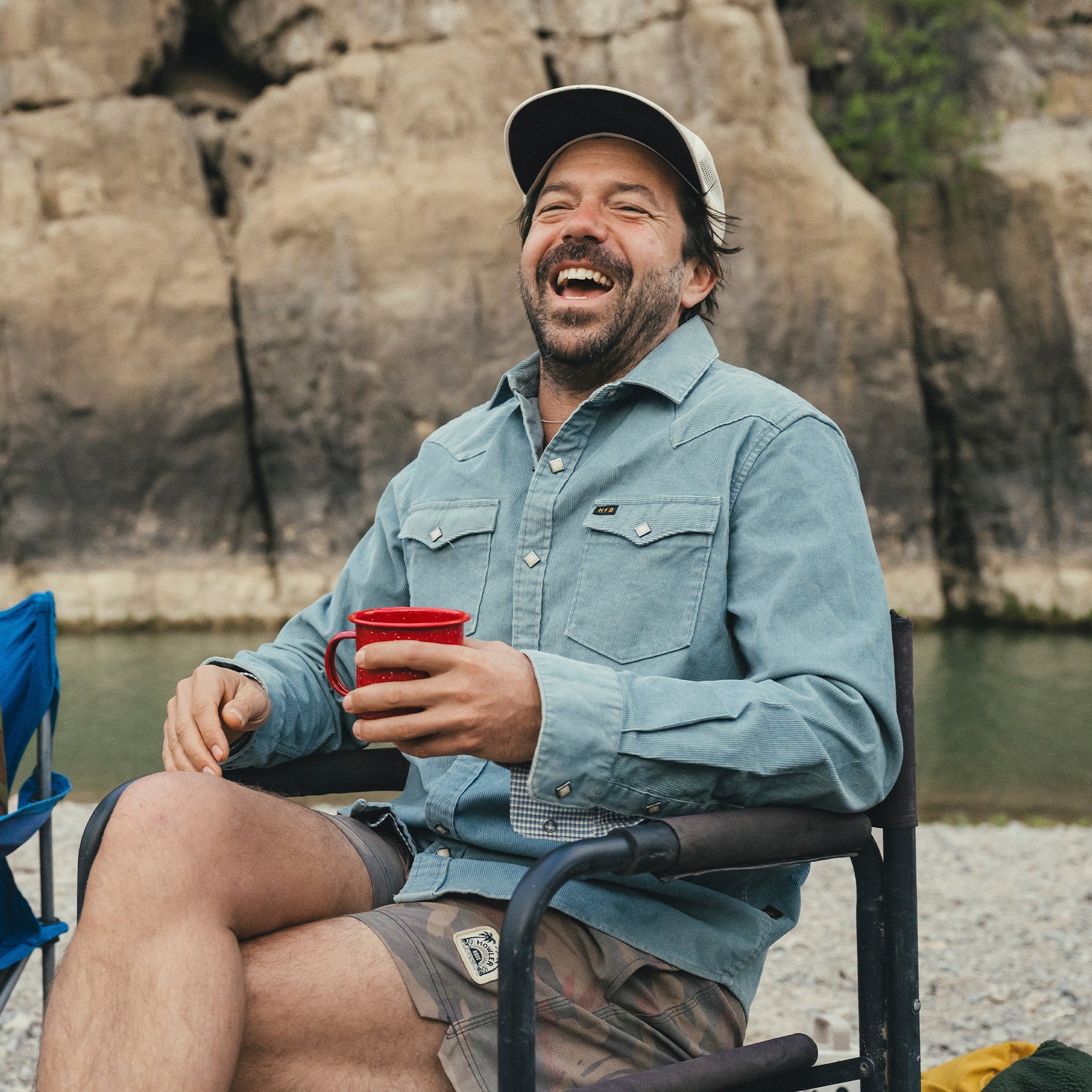 Banning Corduroy Snapshirt - Iron Blue – HOWLER BROTHERS