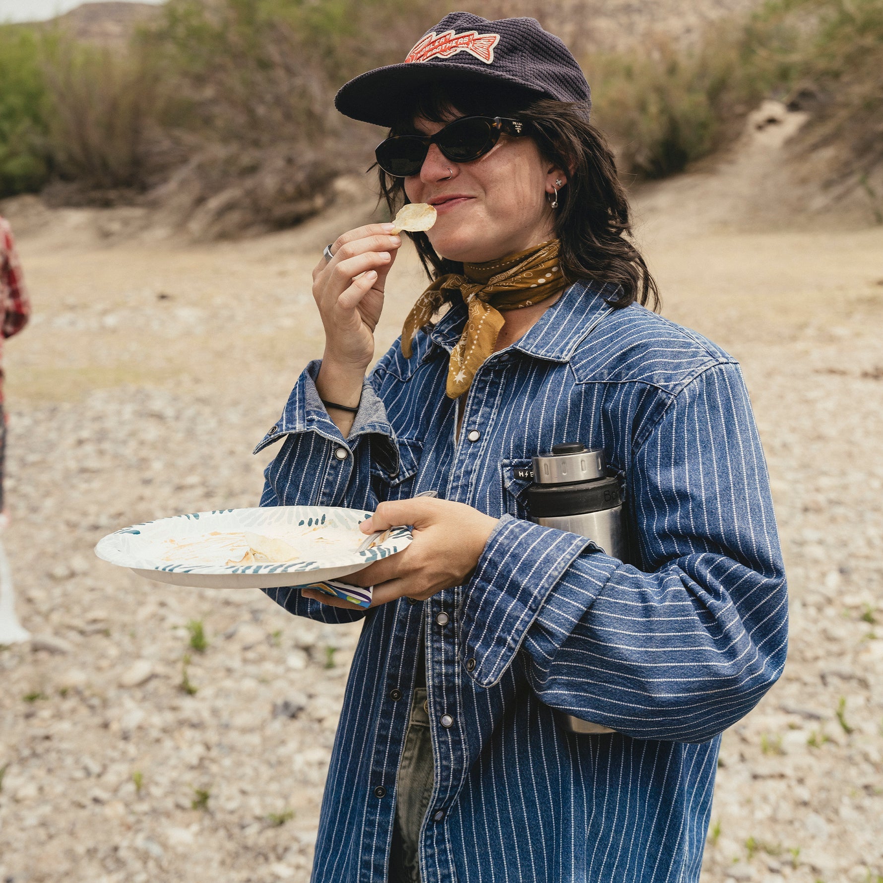 Dust Up Denim Snapshirt - Merle Stripe – HOWLER BROTHERS