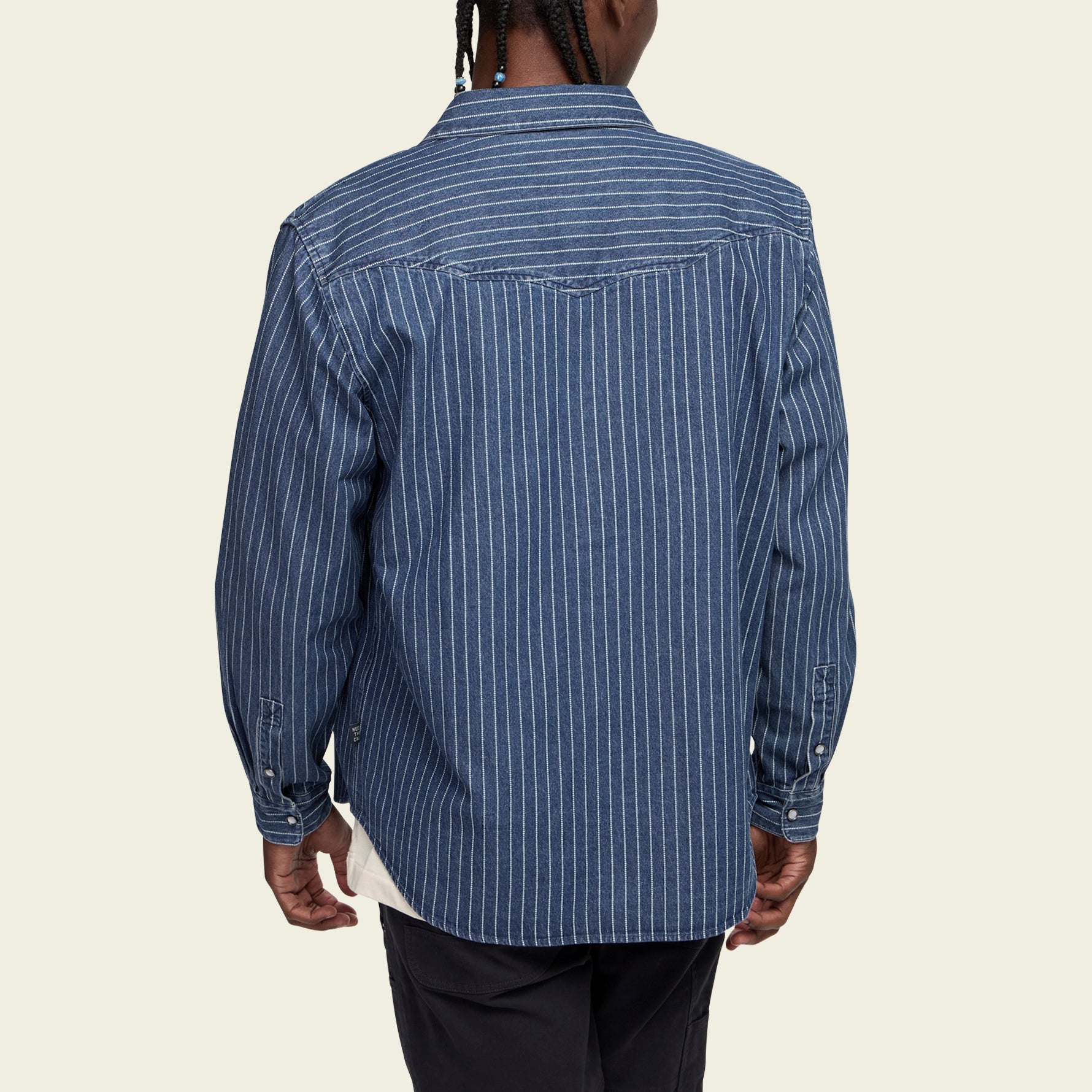 Dust Up Denim Snapshirt - Merle Stripe – HOWLER BROTHERS