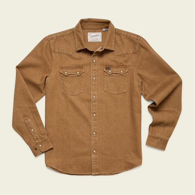 Dust Up Denim Snapshirt - Owens Oaker Wash