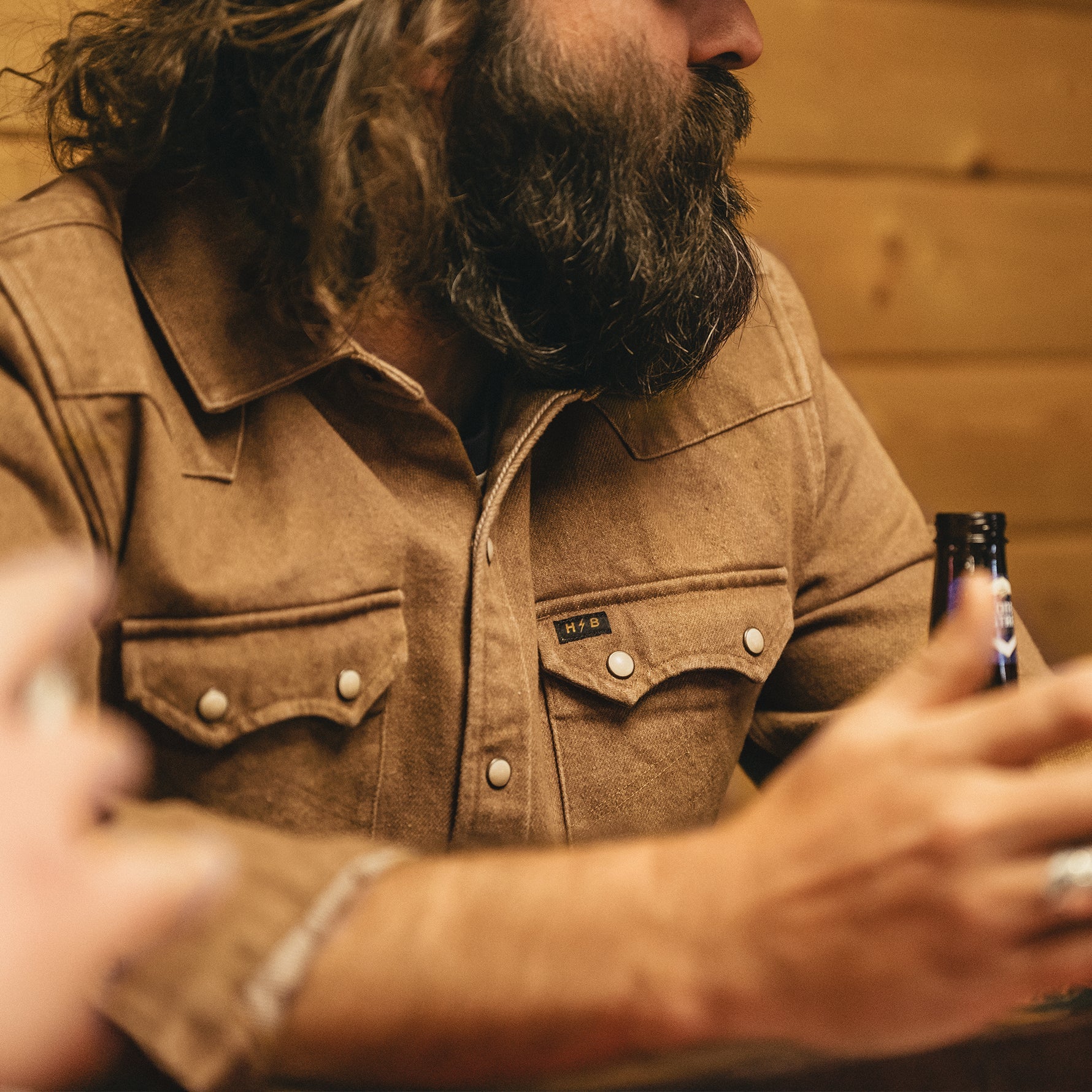 Dust Up Denim Snapshirt - Owens Oaker Wash – HOWLER BROTHERS
