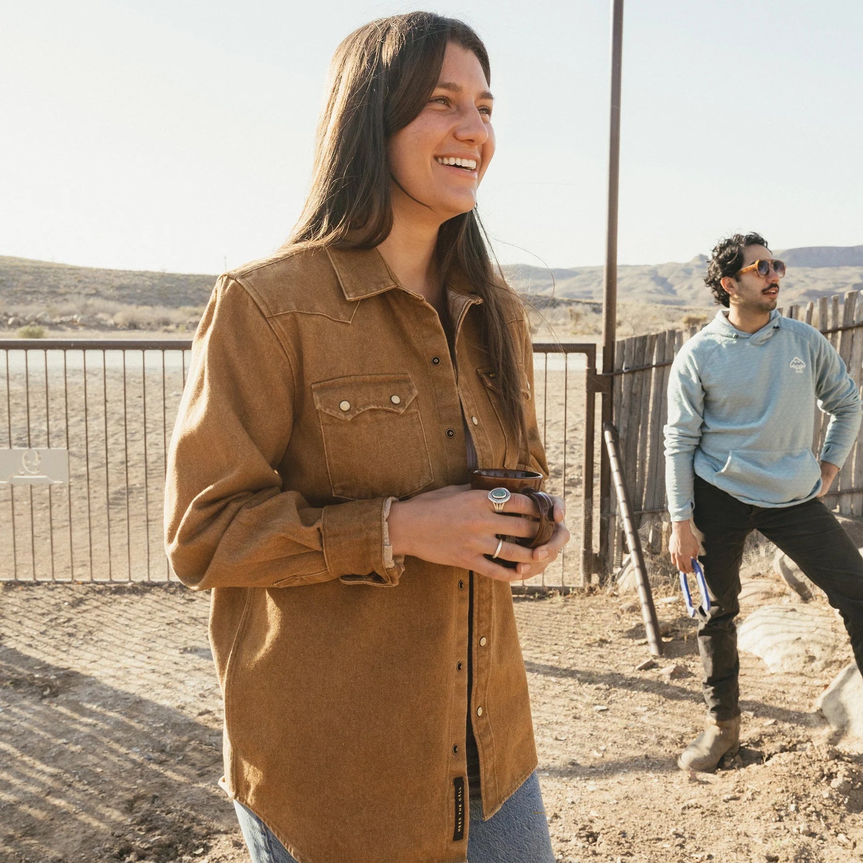 Dust Up Denim Snapshirt - Owens Oaker Wash – HOWLER BROTHERS